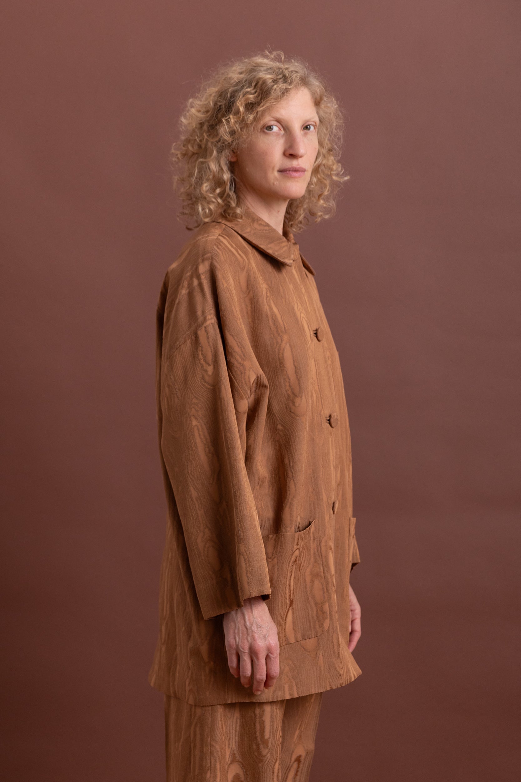 CHORE JACKET IN WALNUT MOREEN
