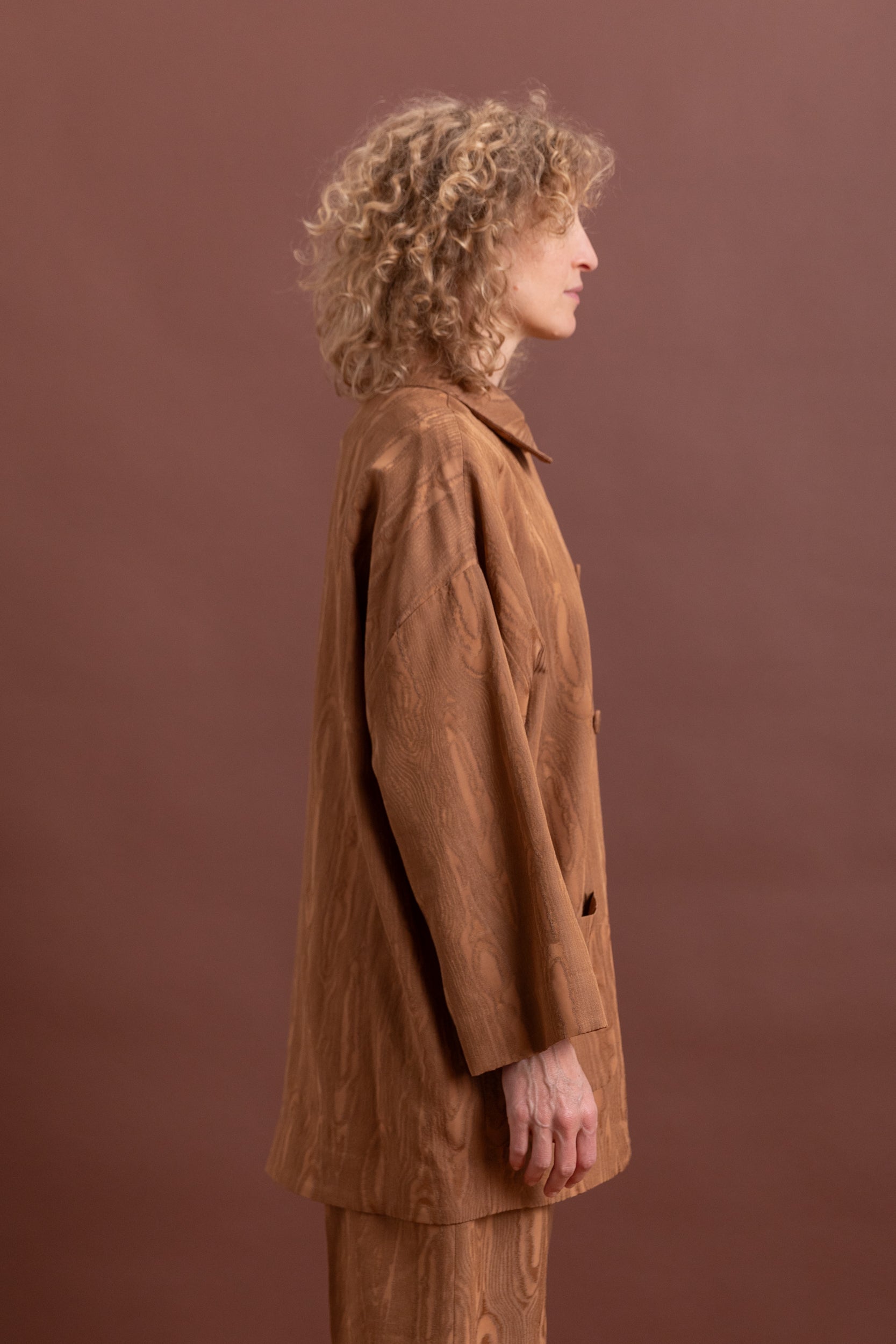 CHORE JACKET IN WALNUT MOREEN