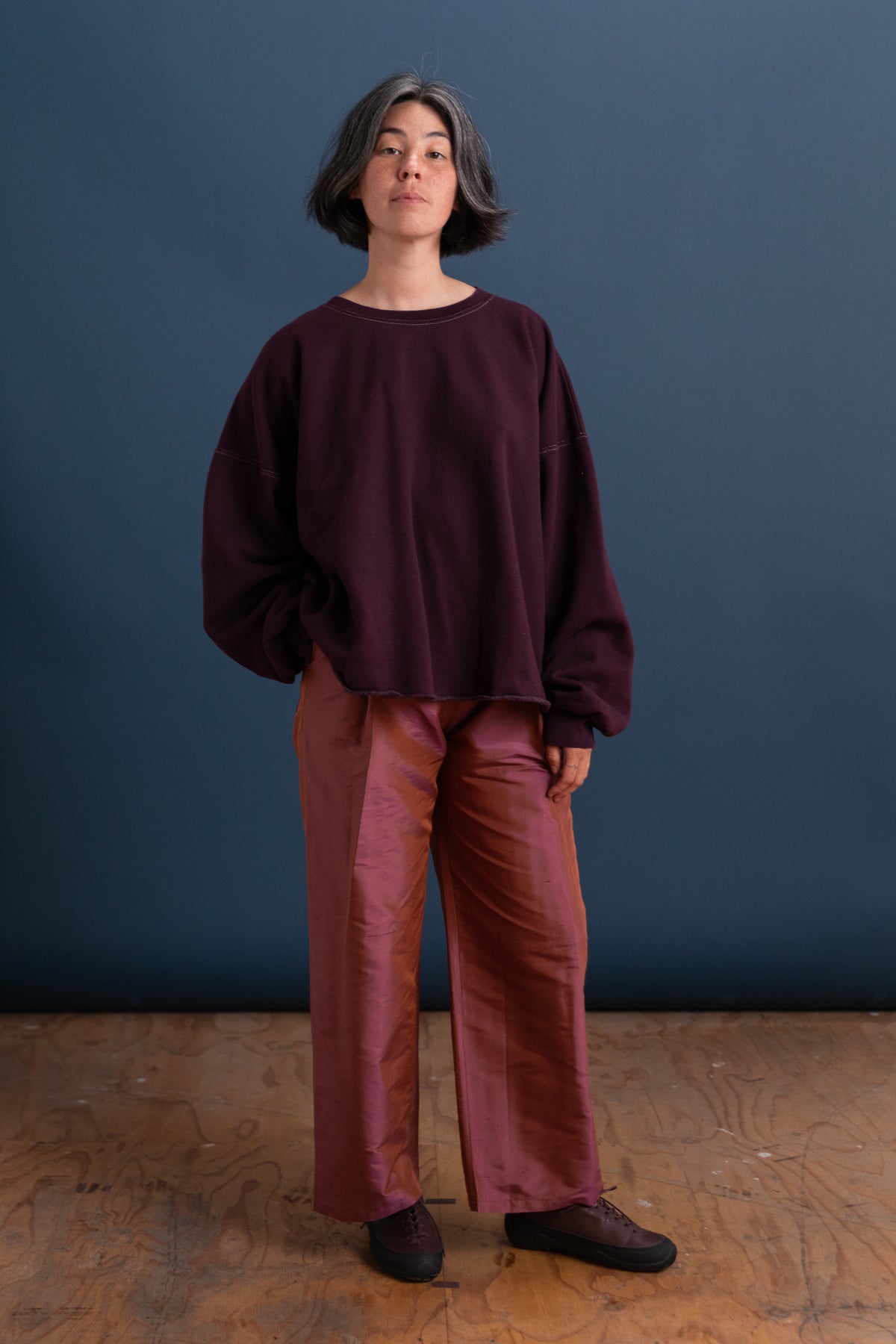 FONDER SWEATSHIRT IN PLUM