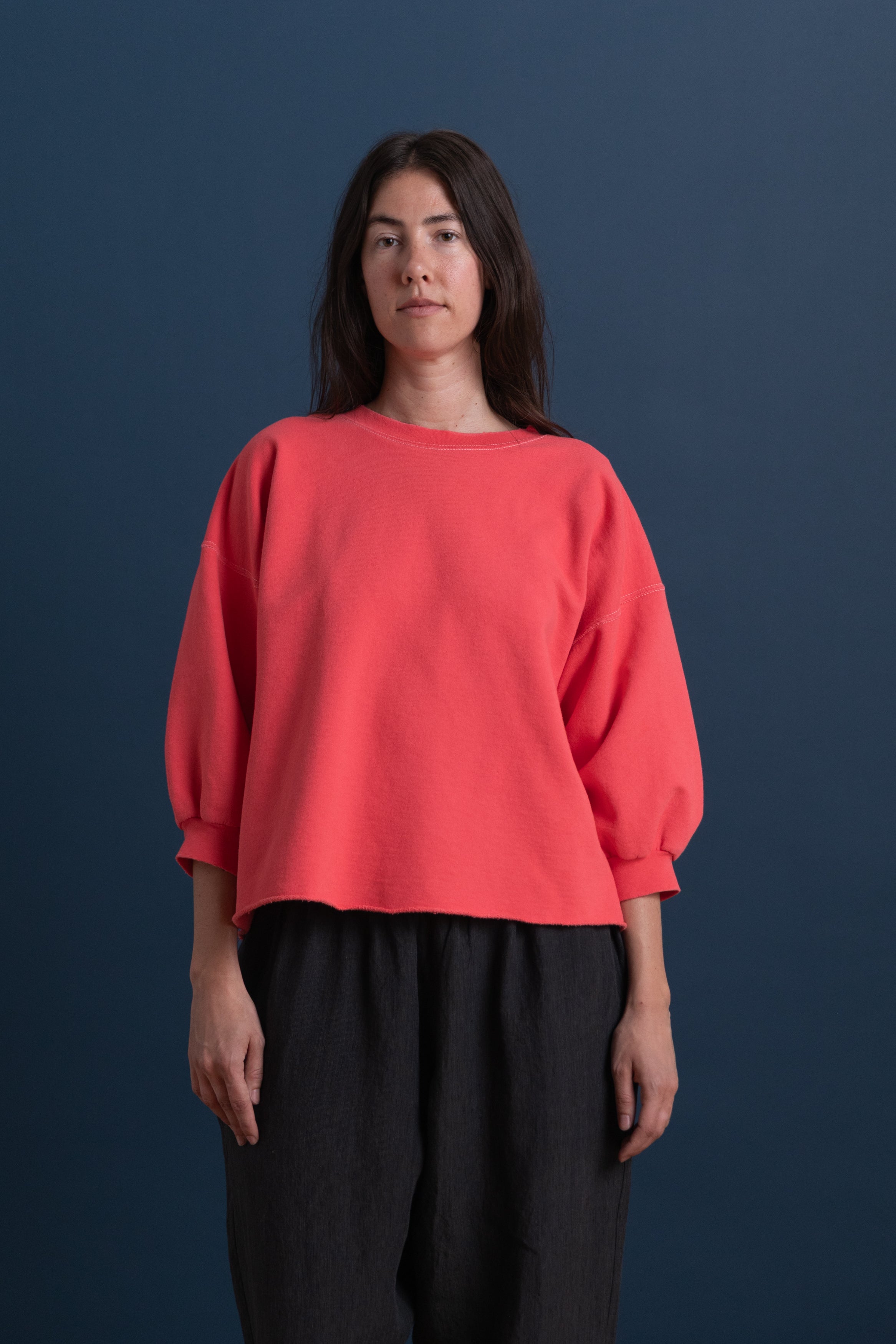 FOND SWEATSHIRT IN GUAVA