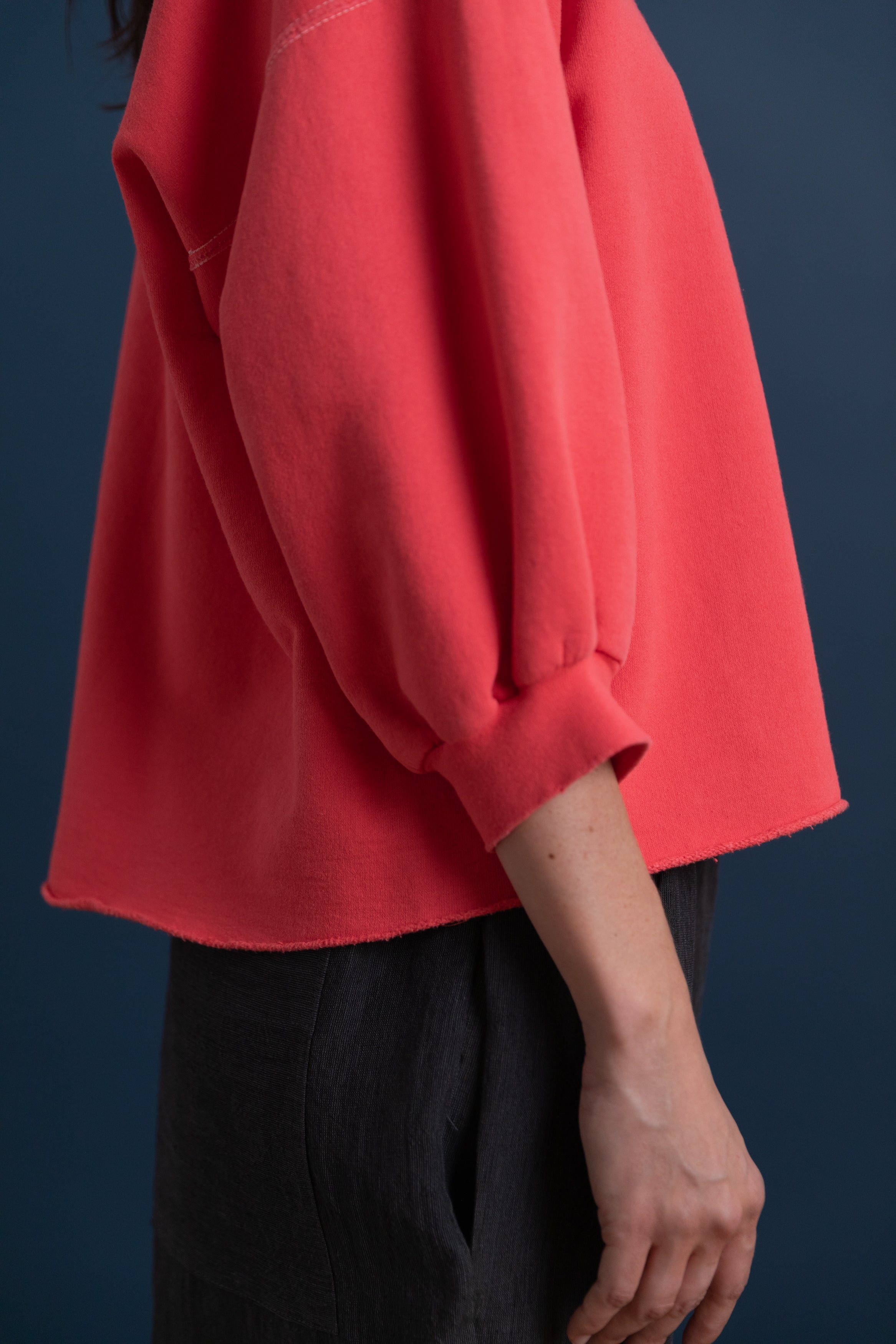 FOND SWEATSHIRT IN GUAVA