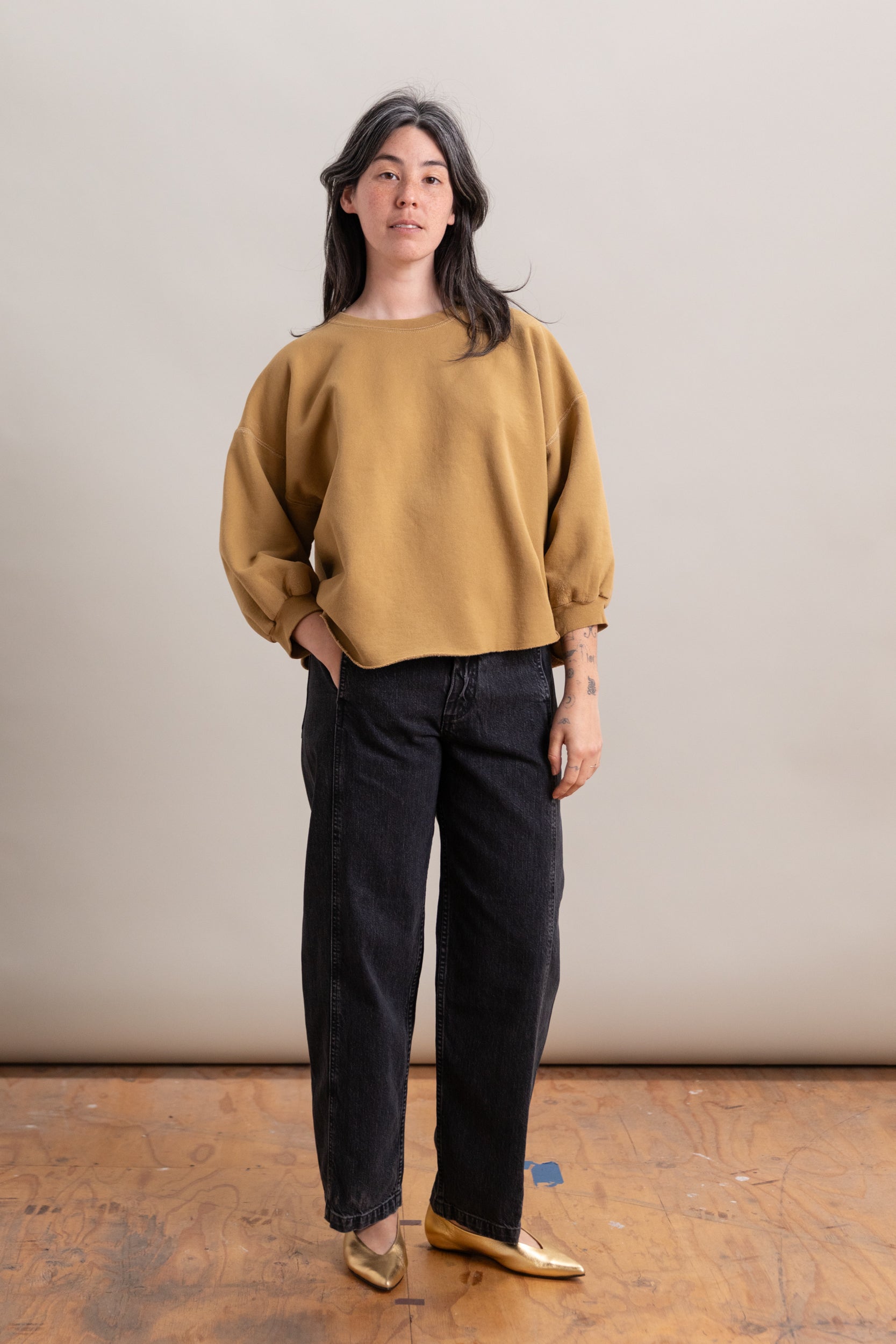 FOND SWEATSHIRT IN TAPENADE