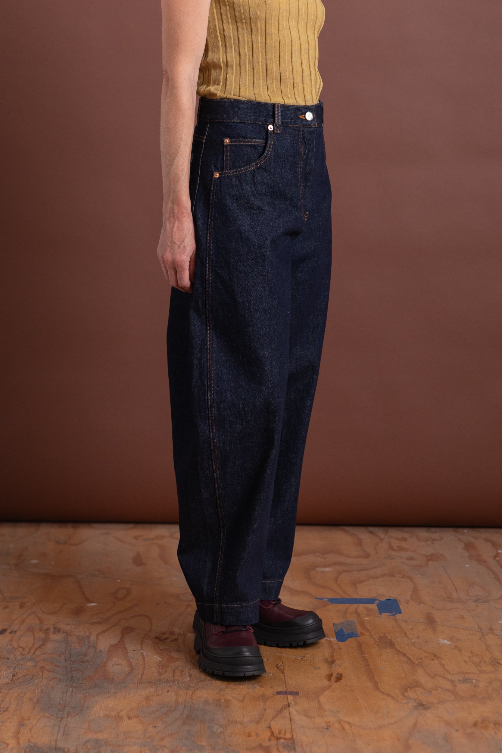 KEENAN PANT IN RAW MISSION DENIM