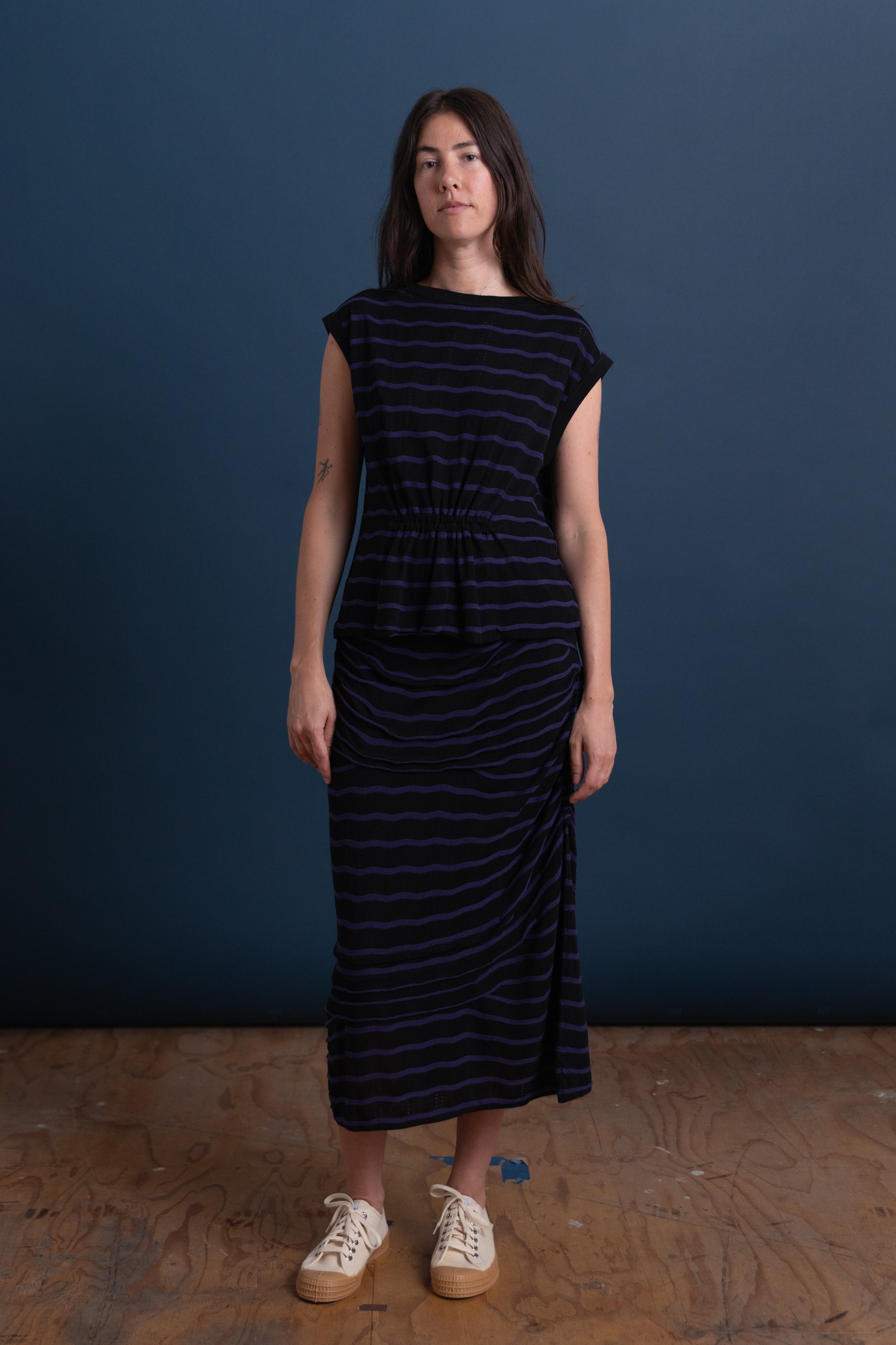 SORA TOP IN BLACK-MIDNIGHT LINEN VISCOSE