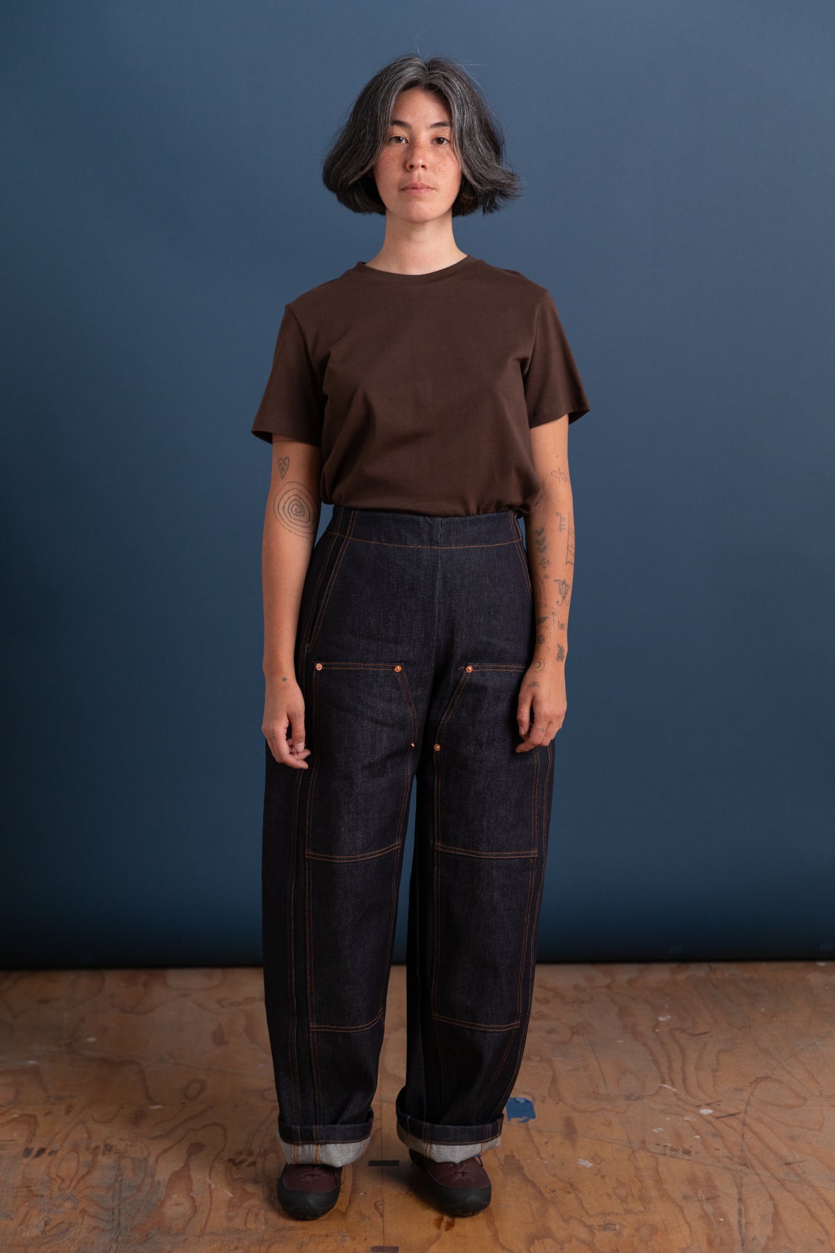 TANDY PANT IN SUPER RAW SONOMA DENIM