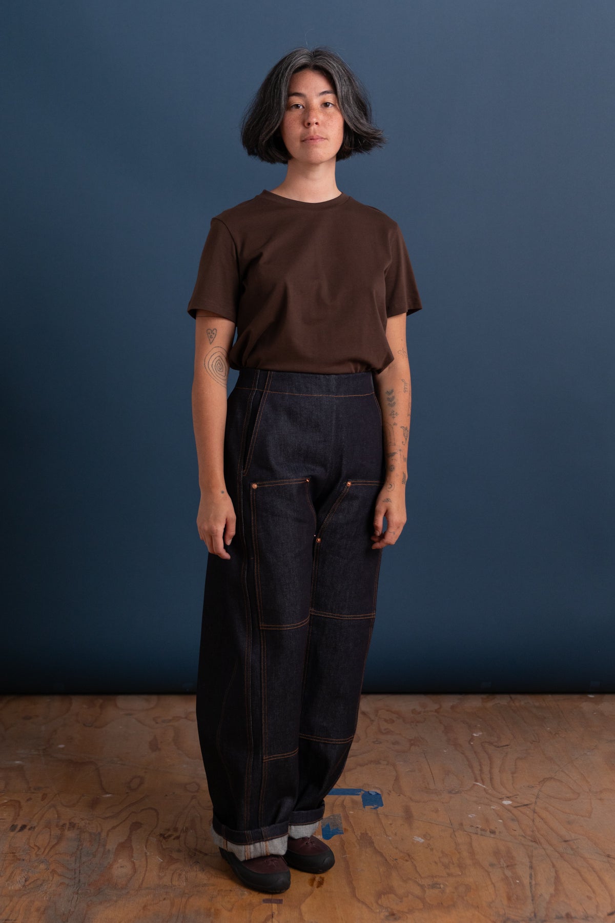 TANDY PANT IN SUPER RAW SONOMA DENIM