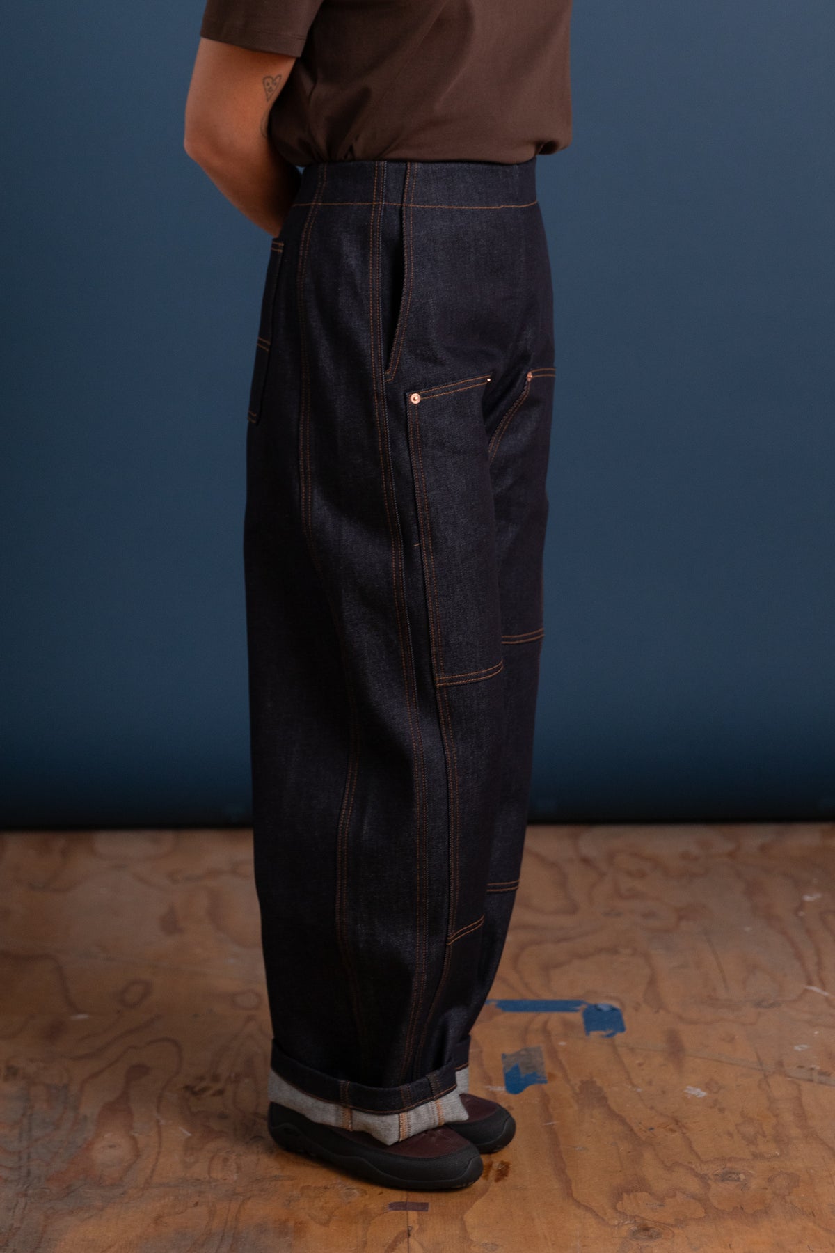 TANDY PANT IN SUPER RAW SONOMA DENIM