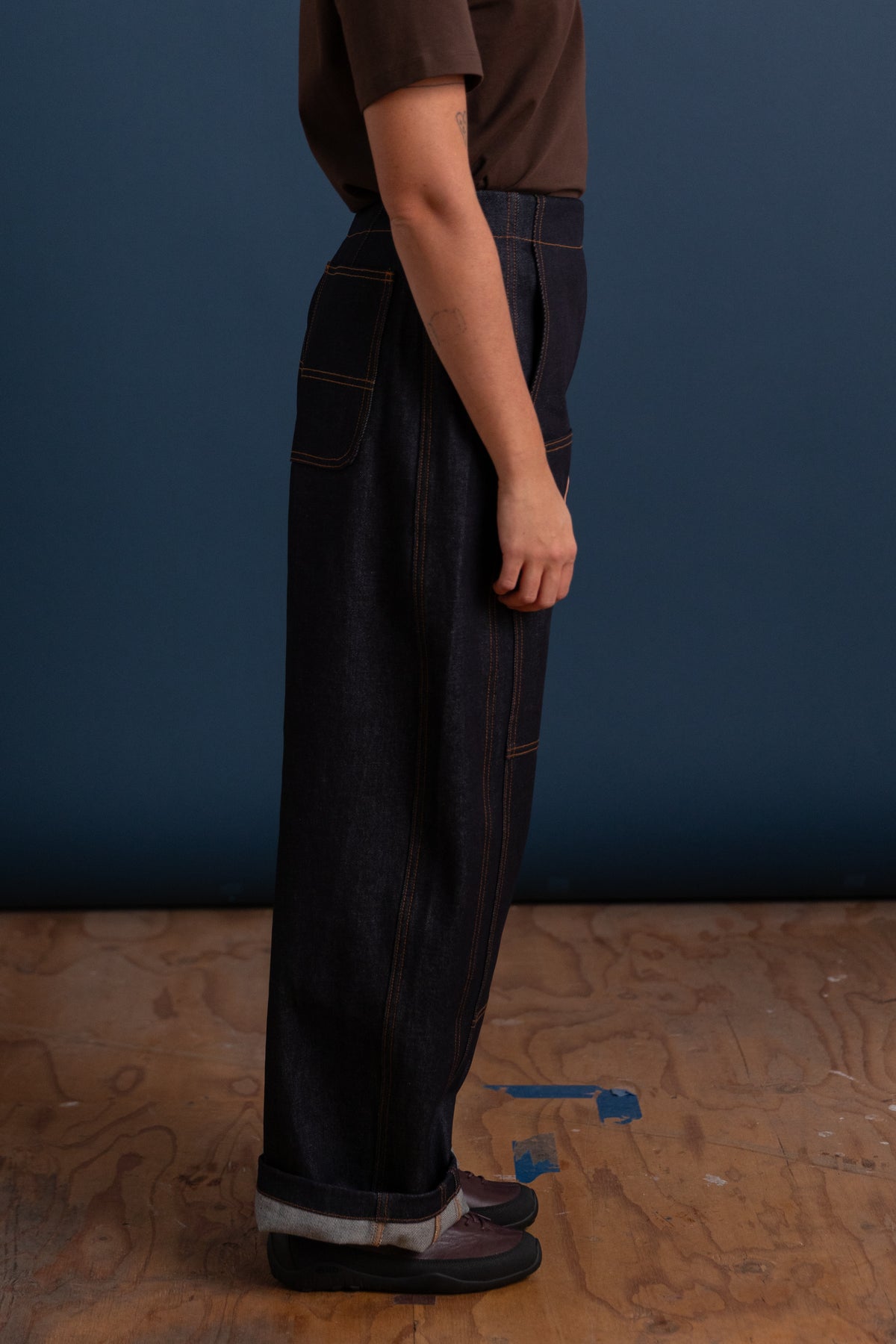 TANDY PANT IN SUPER RAW SONOMA DENIM