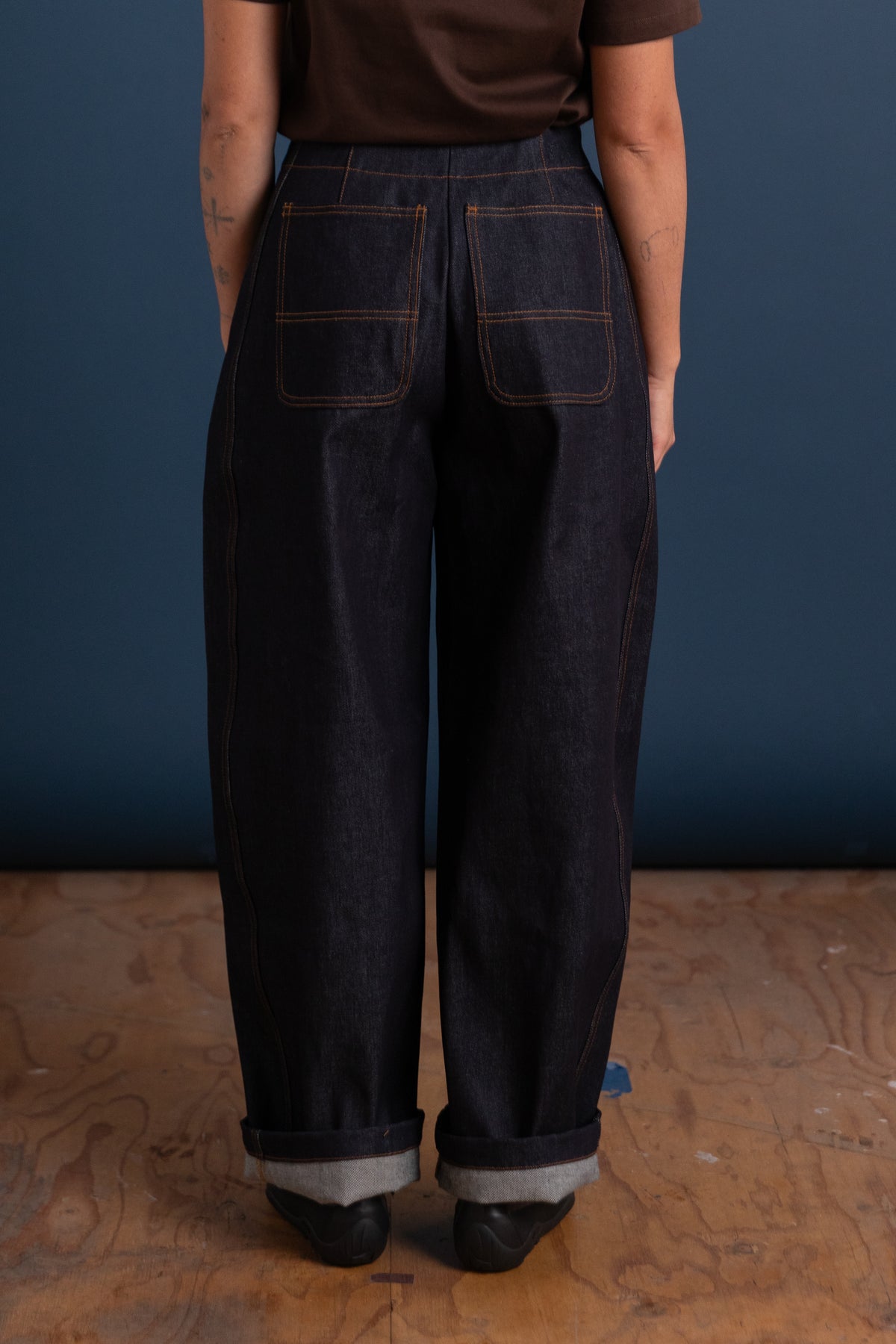 TANDY PANT IN SUPER RAW SONOMA DENIM