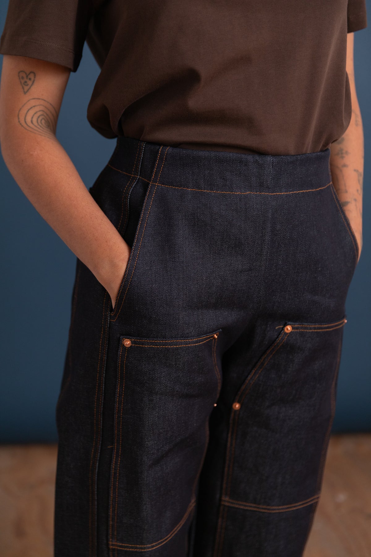 TANDY PANT IN SUPER RAW SONOMA DENIM