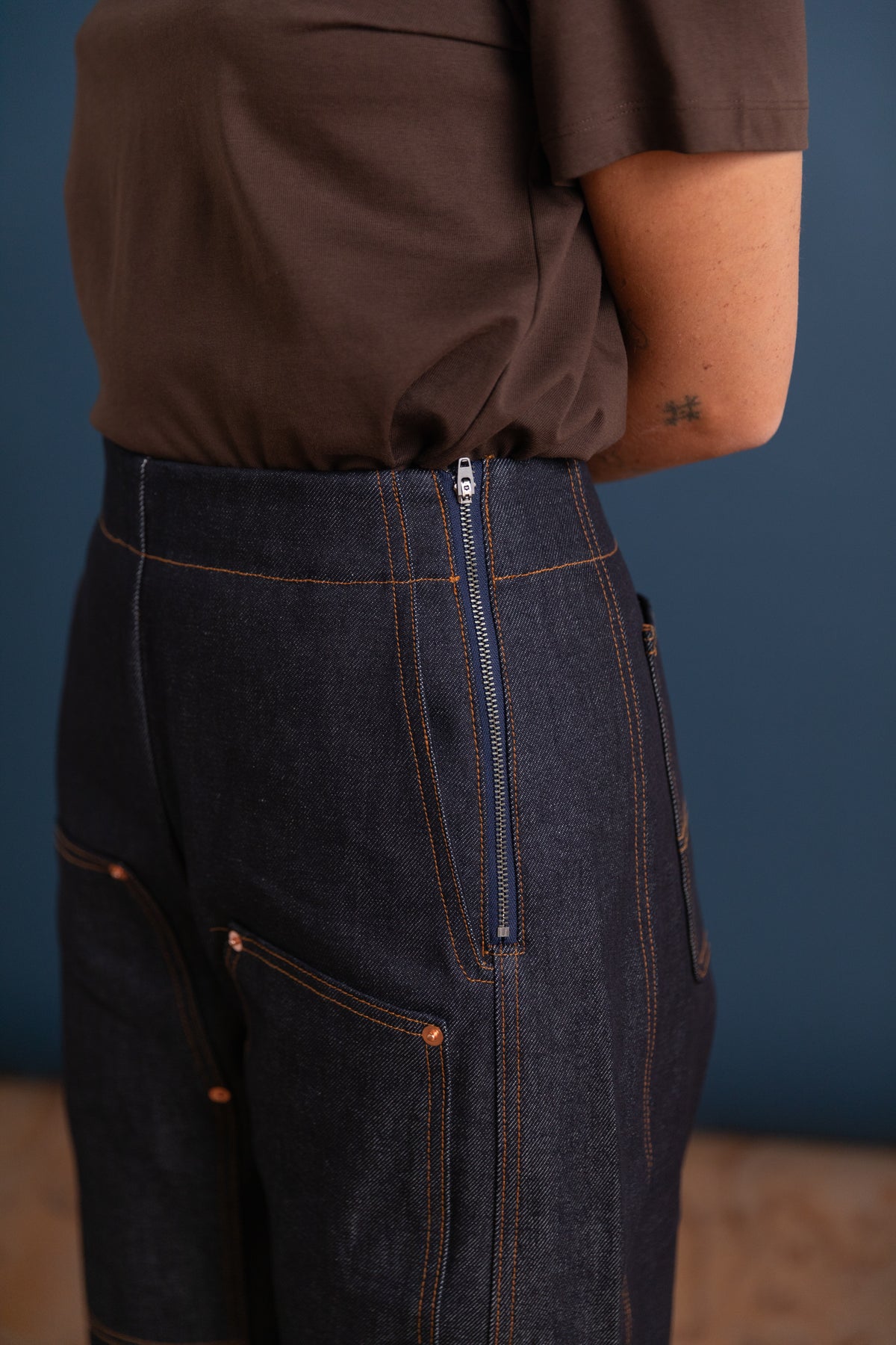 TANDY PANT IN SUPER RAW SONOMA DENIM