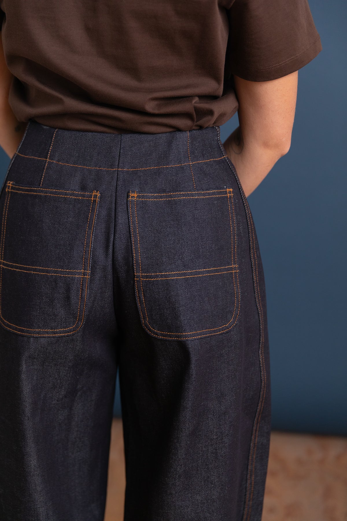 TANDY PANT IN SUPER RAW SONOMA DENIM