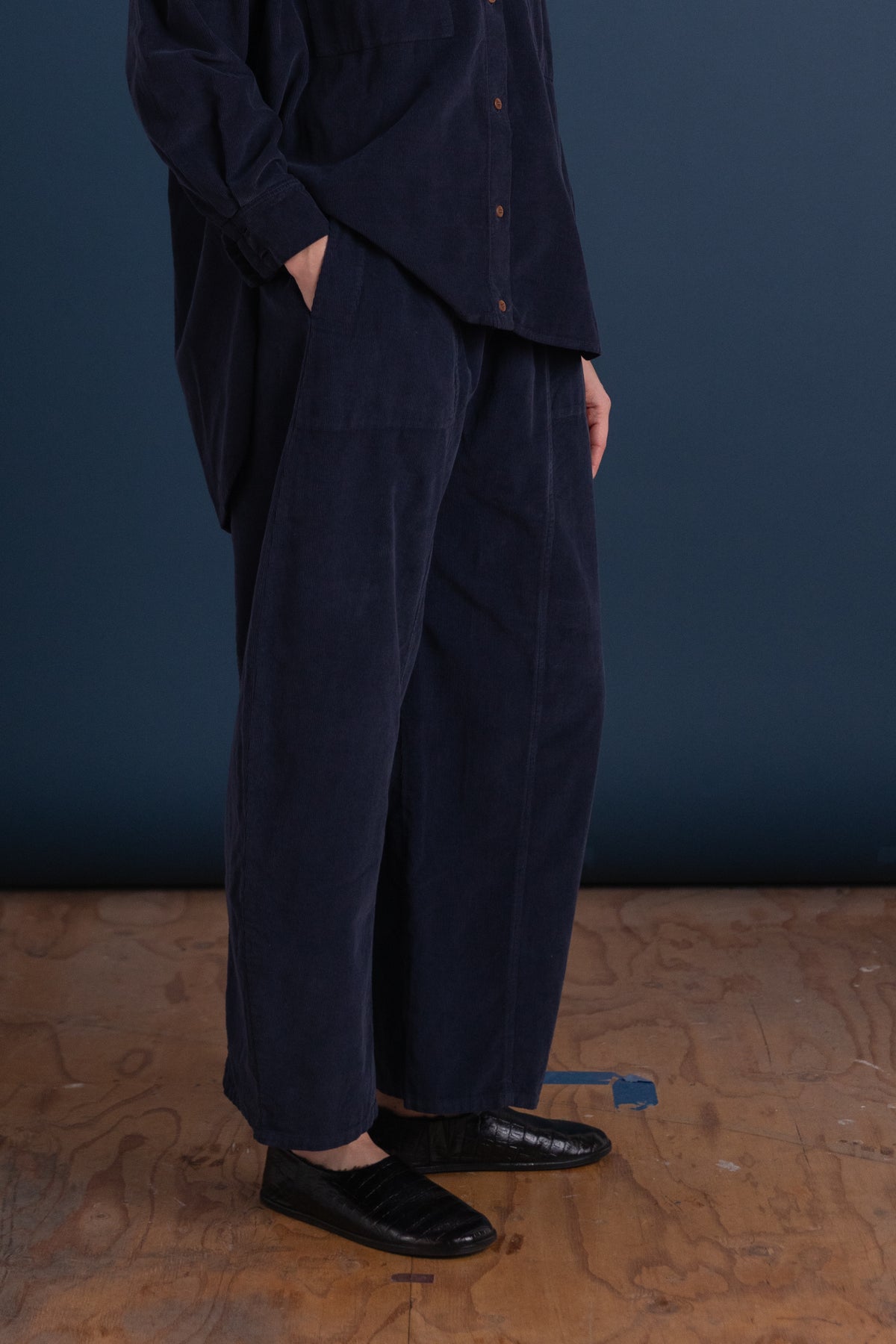 ABE PANT IN NAVY CORD