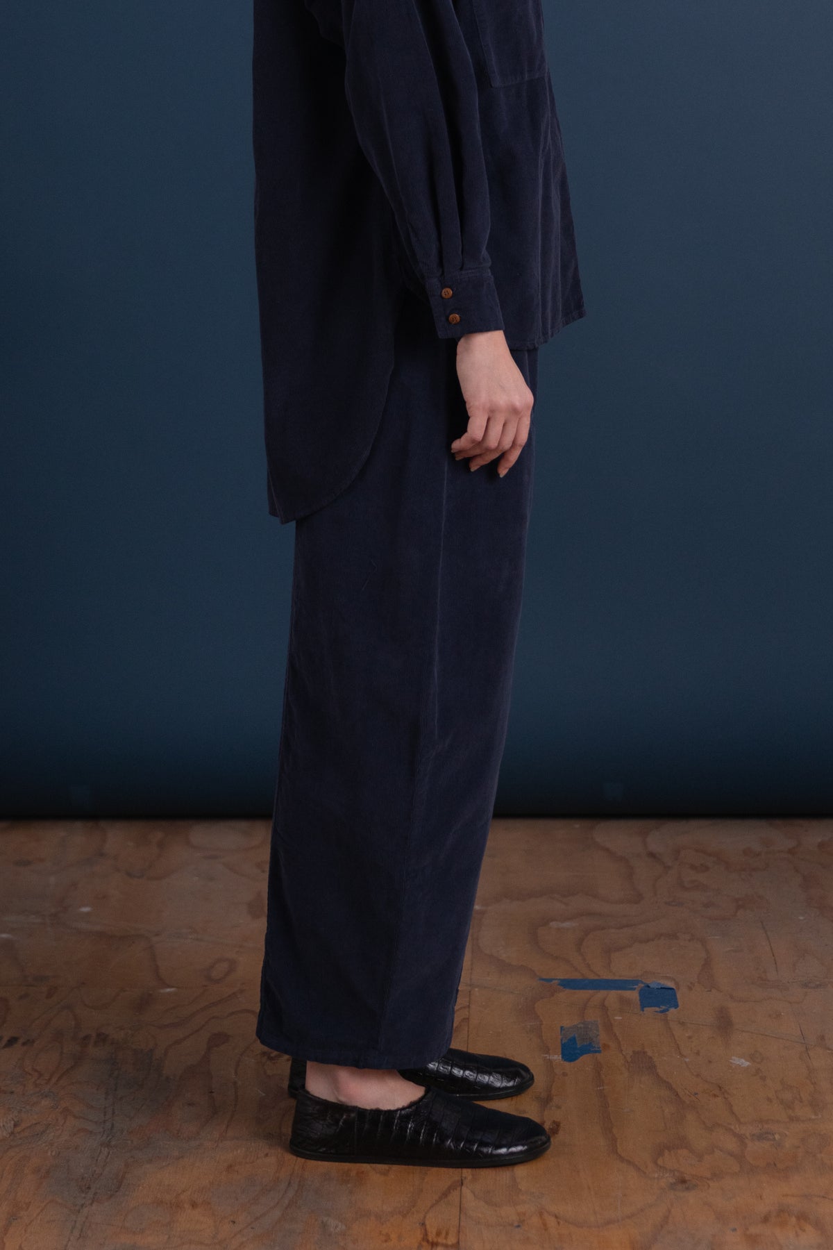 ABE PANT IN NAVY CORD