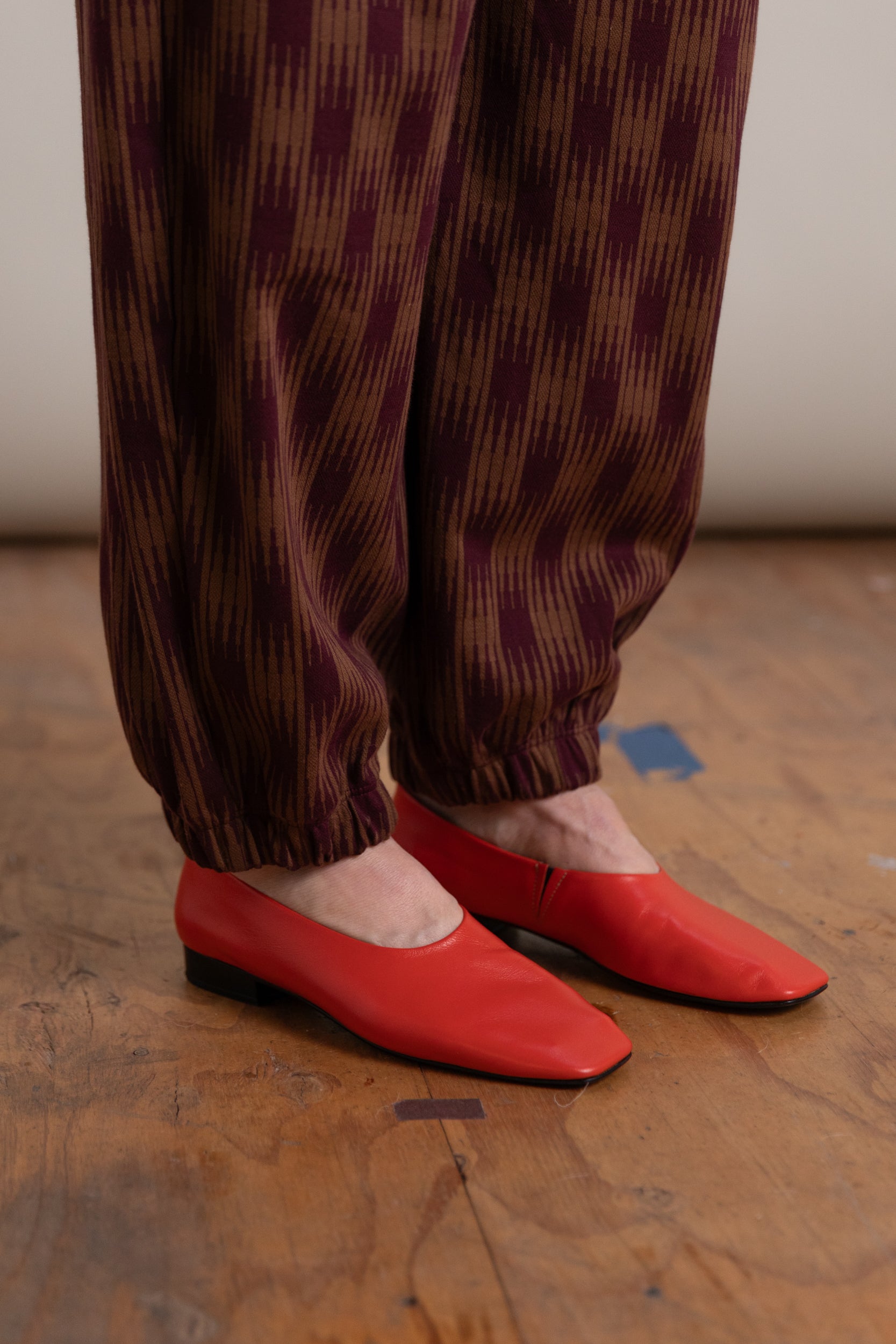 BRUNO PANTS IN OMBRE CHECKS JERSEY