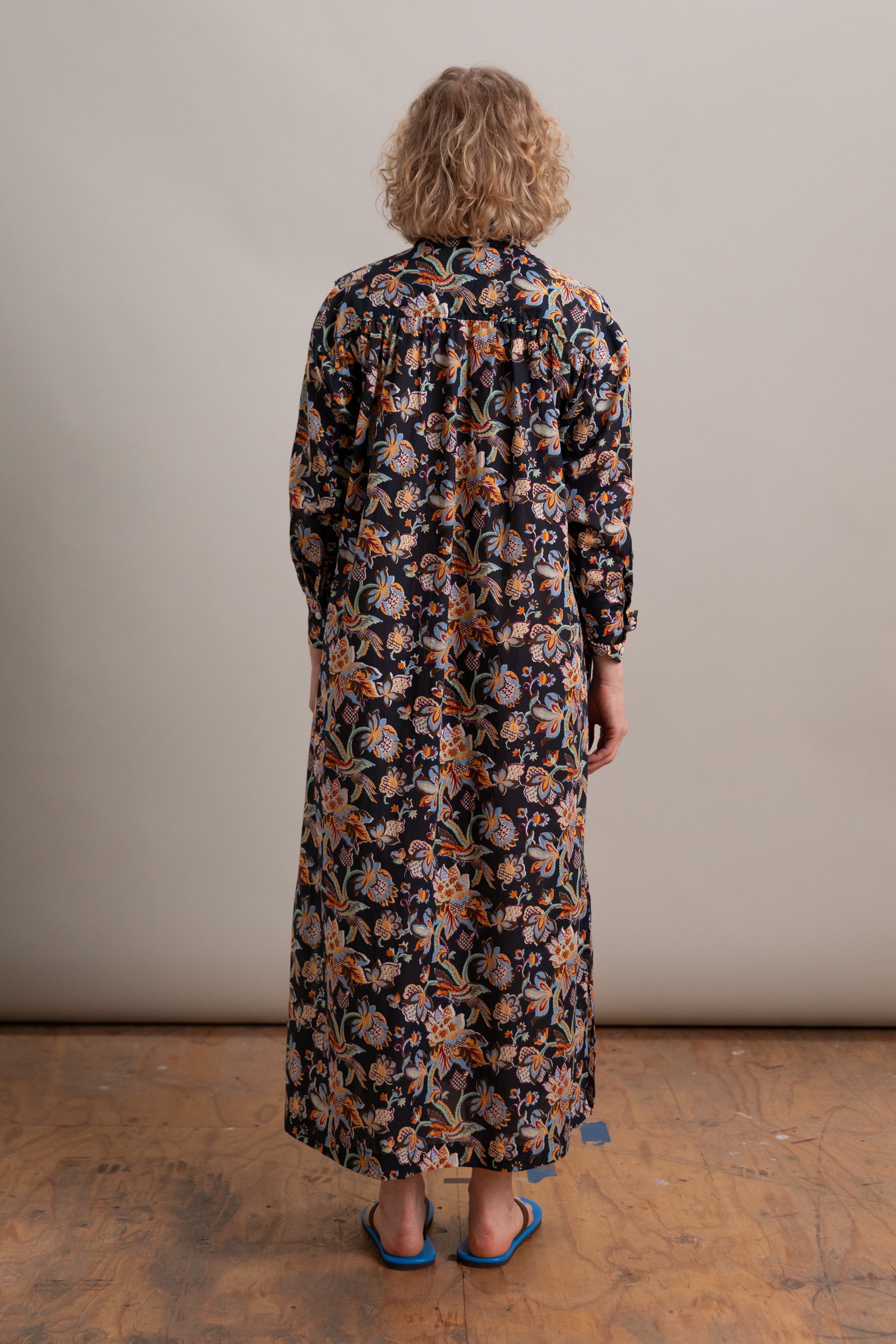 TALIA MAXI DRESS IN MINTZ CHINTZ