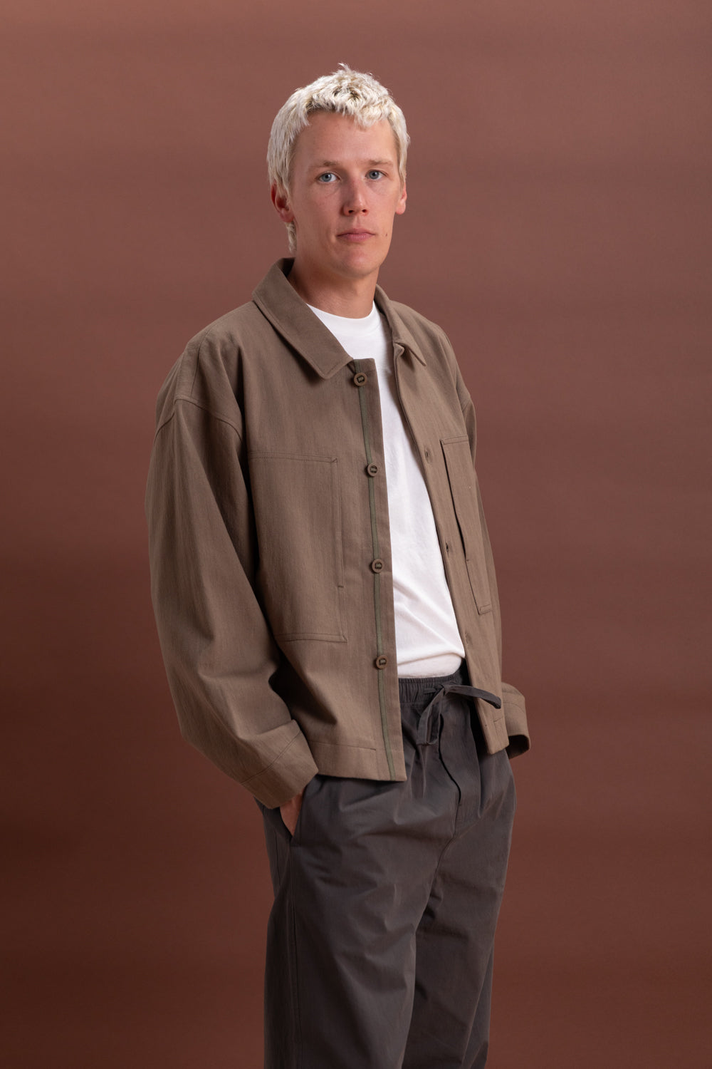 BARRO JACKET IN GREY