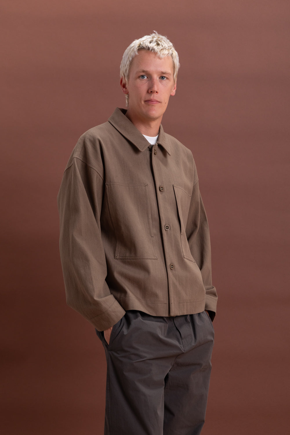 BARRO JACKET IN GREY