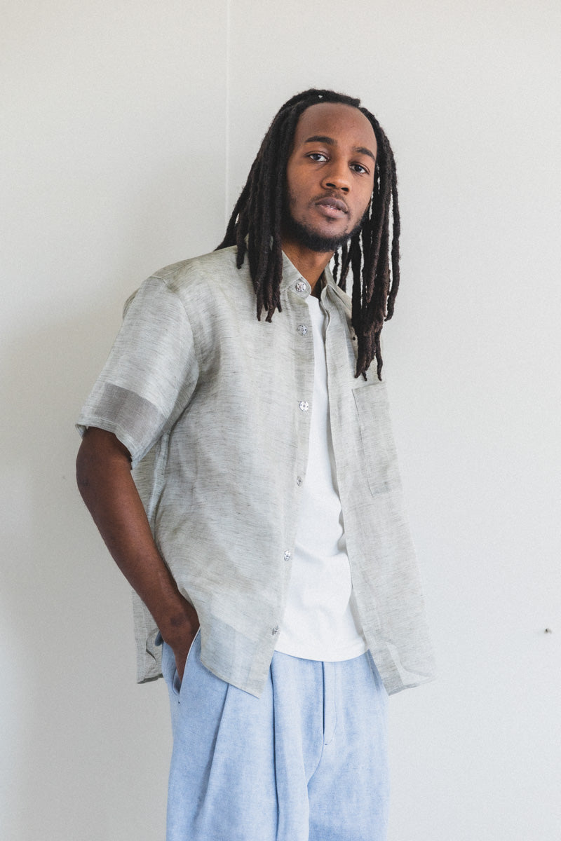 ETERNAL SUMMER SHIRT IN TURKISH UNDYED SILK LINEN