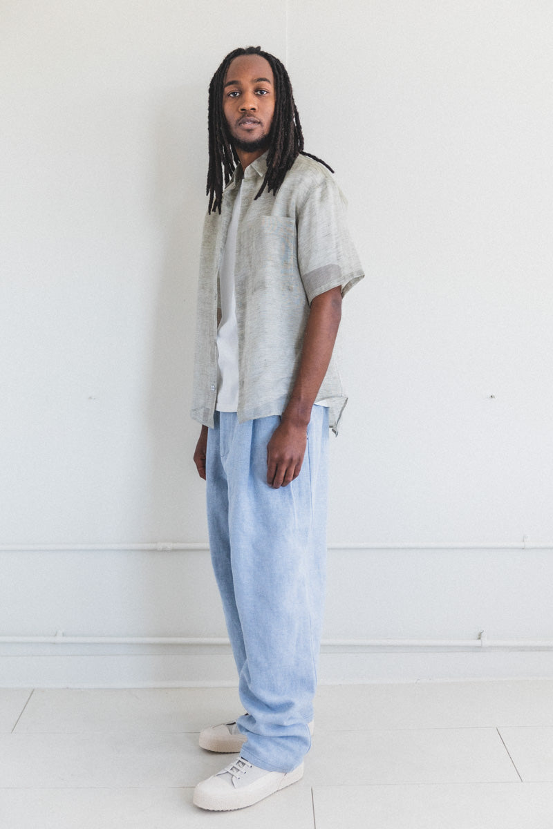 ETERNAL SUMMER SHIRT IN TURKISH UNDYED SILK LINEN