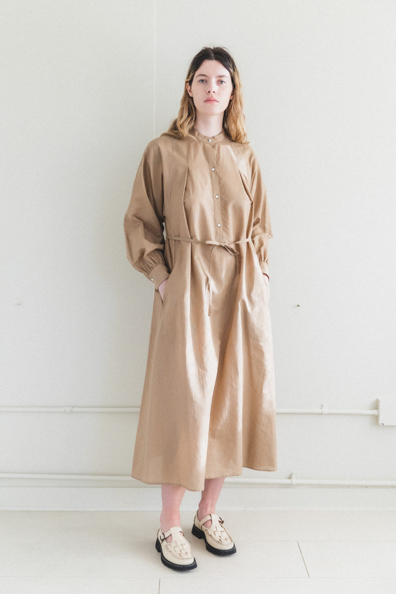 KADIKOY DRESS IN HONEY TAILOR LINEN
