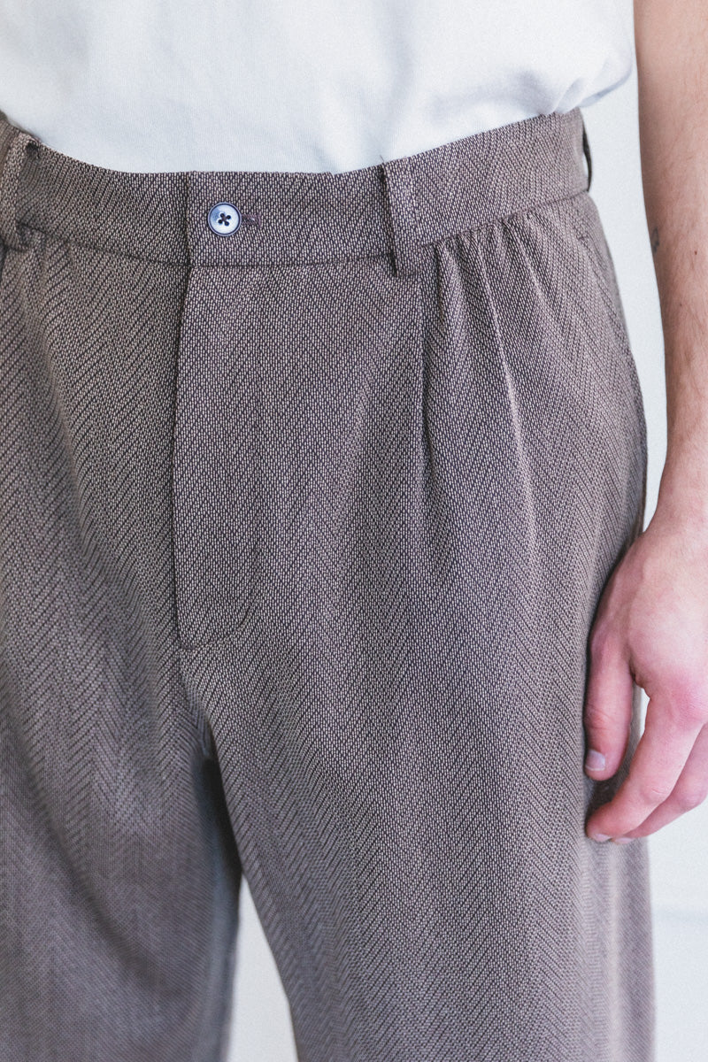 SHALY SHORTS IN SUMMER HERRINGBONE