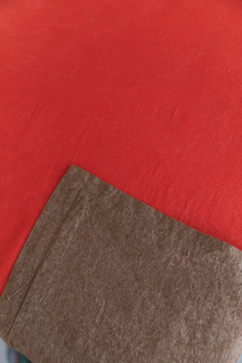 REVERSIBLE TABLECLOTH IN POPPY