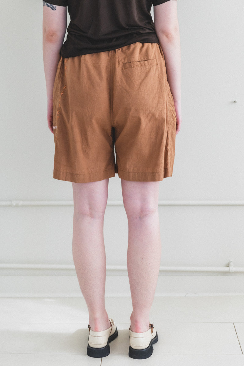ONDA SHORTS IN GROUND HUGGER BROWN