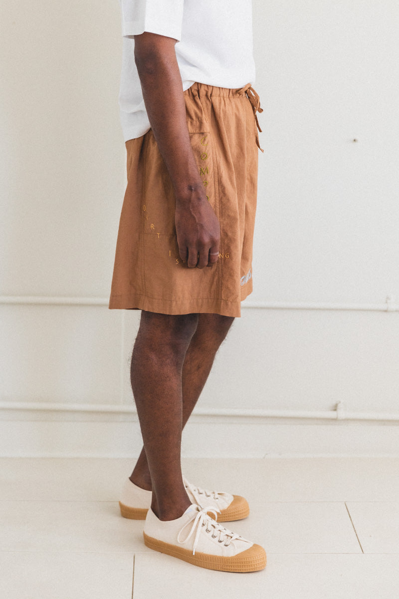 ONDA SHORTS IN GROUND HUGGER BROWN