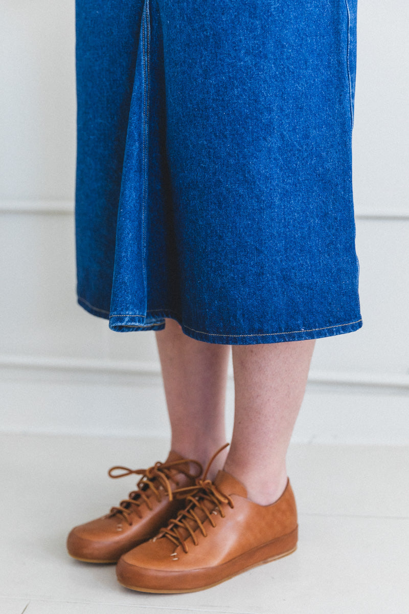 PRETO DENIM SKIRT IN INDIGO WASH