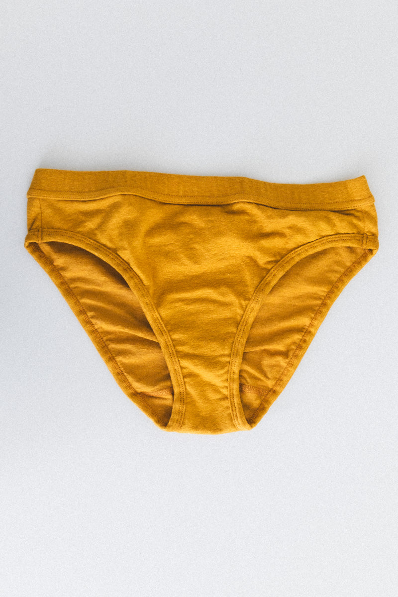 BIKINI BRIEF IN SAFFRON