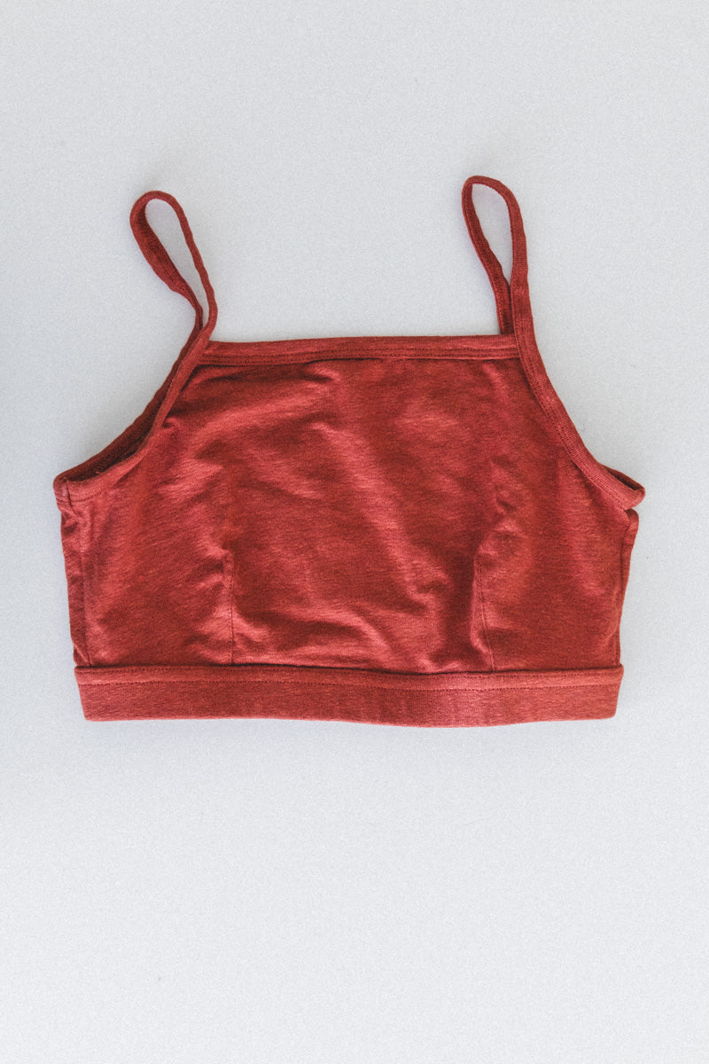 CROP TOP IN RUST