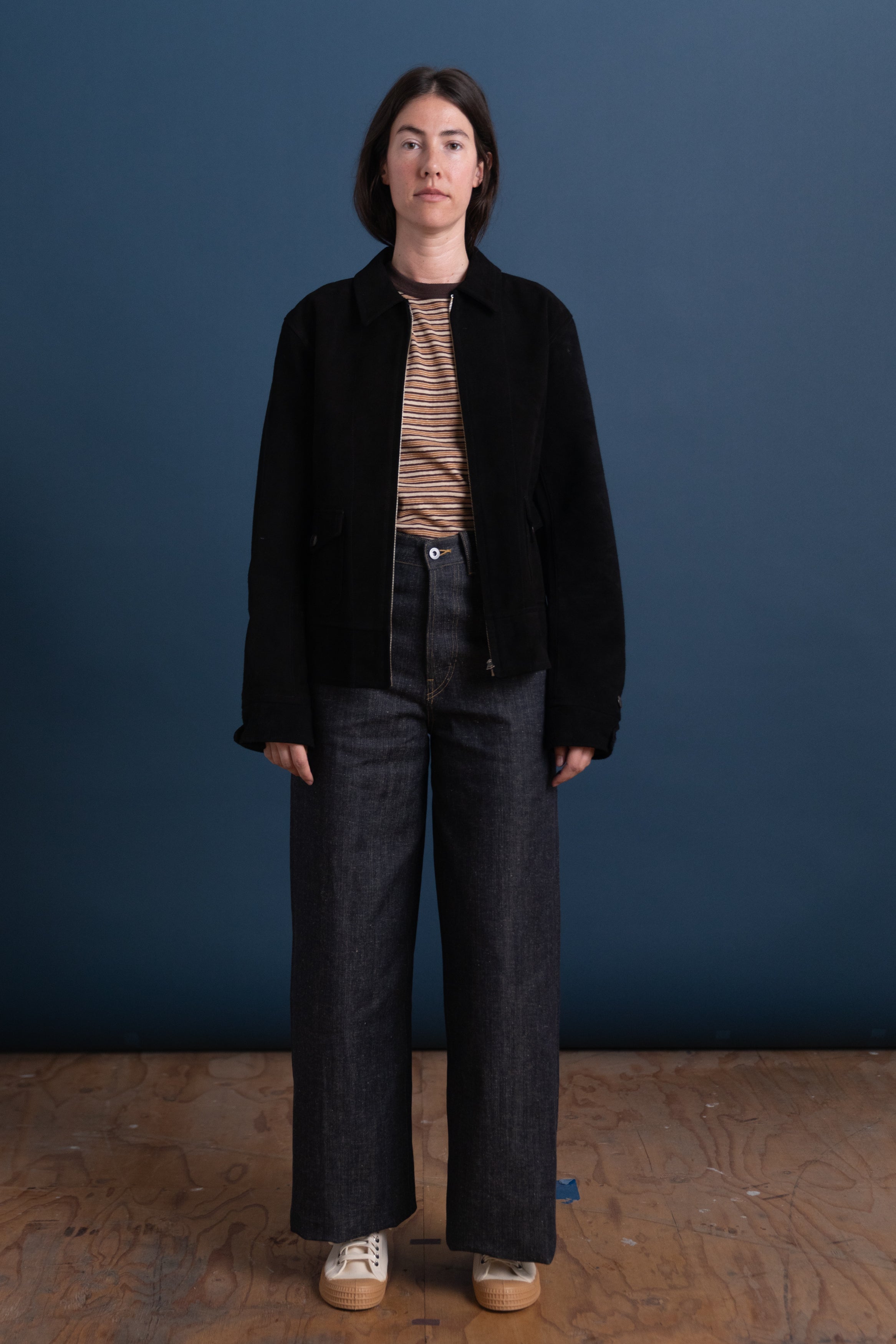 LOT 809 PERSONAL SPORTS JACKET IN BLACK HORSE LEATHER