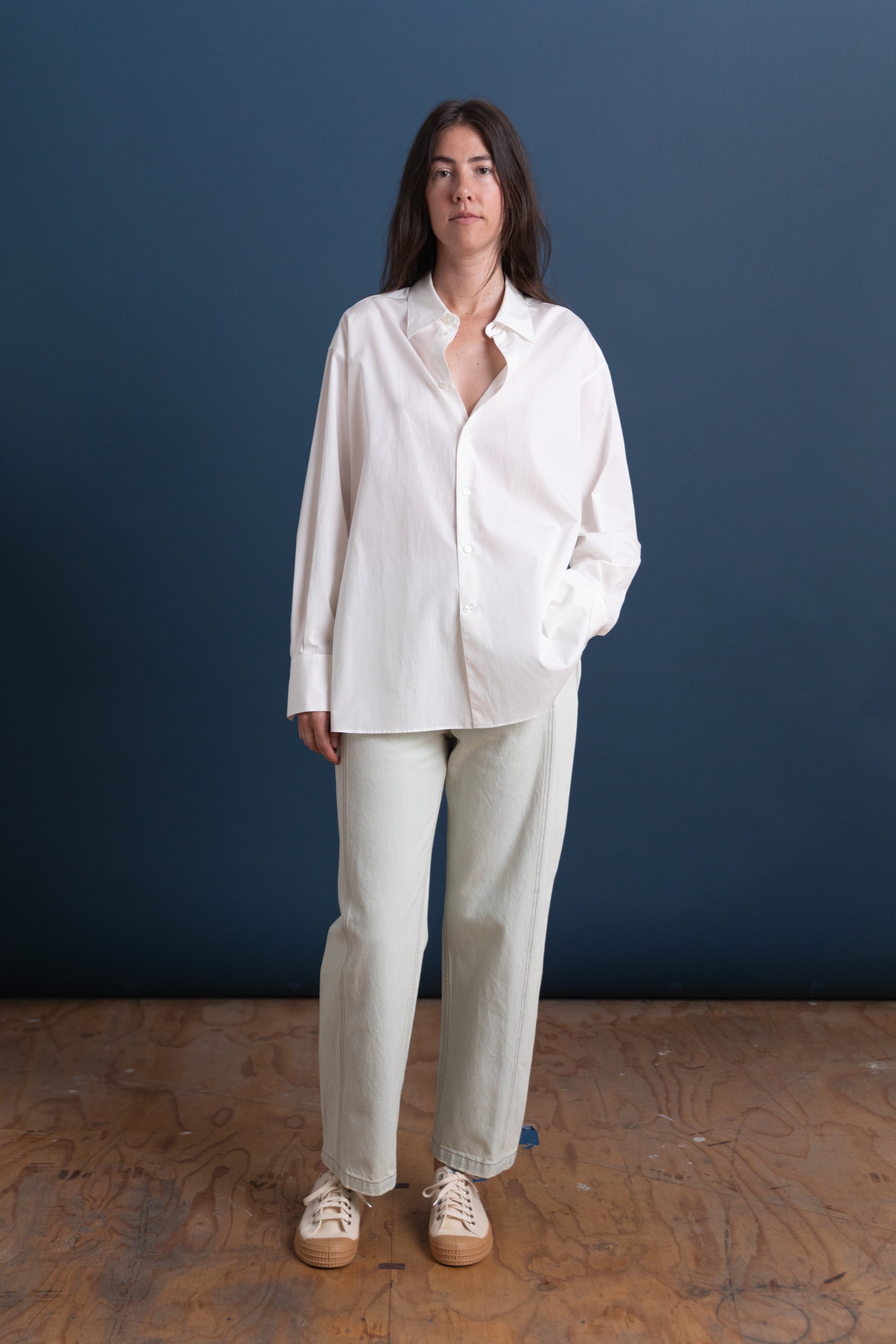 CLASSIC SHIRT IN WHITE COTTON