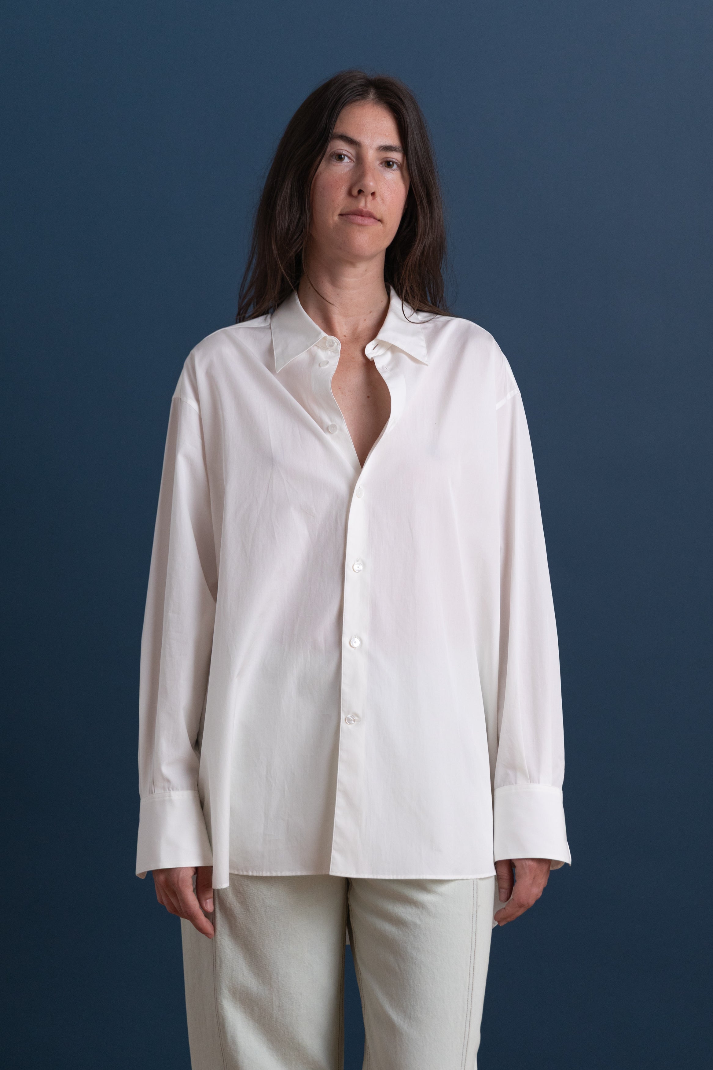 CLASSIC SHIRT IN WHITE COTTON