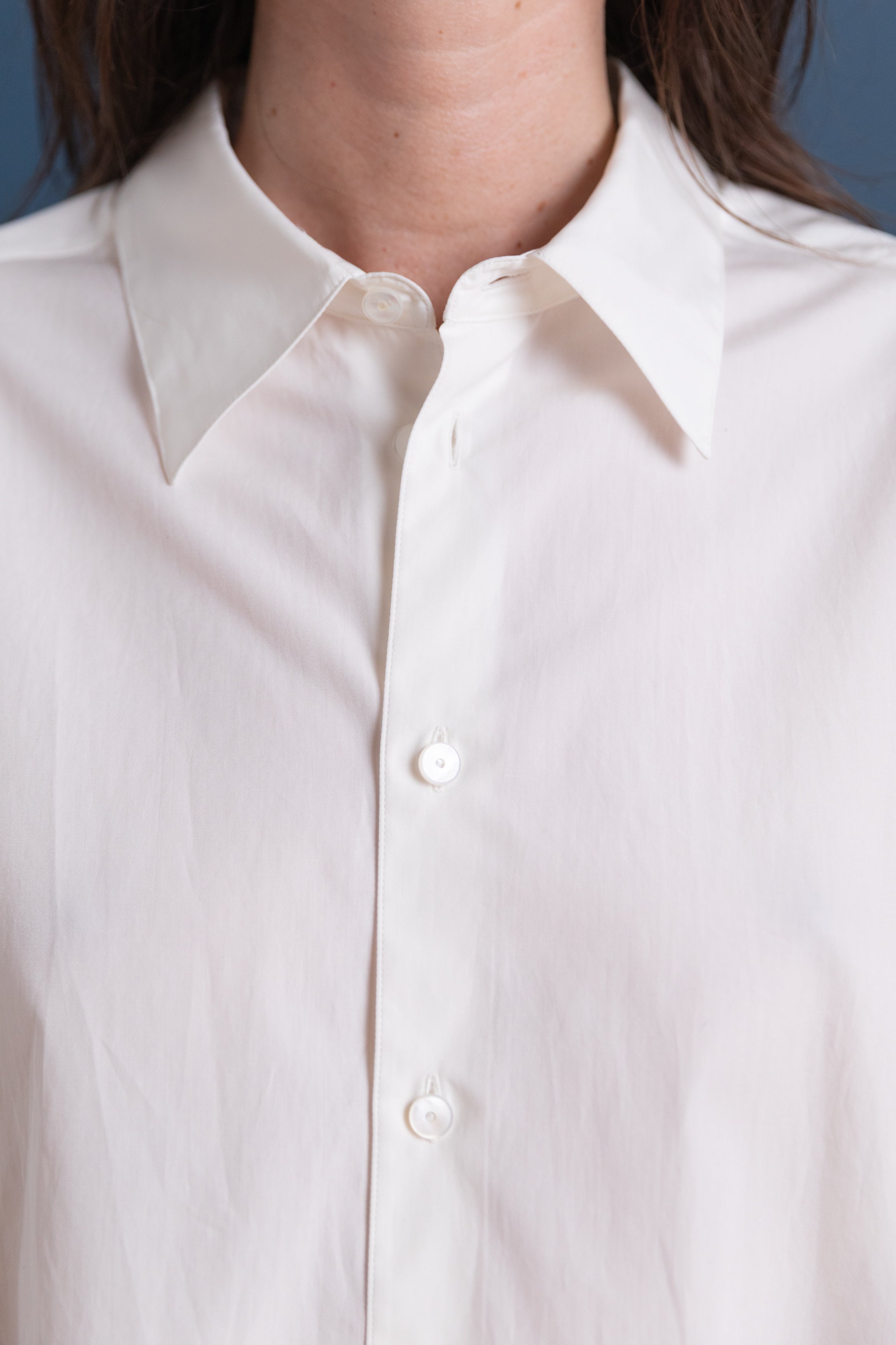 CLASSIC SHIRT IN WHITE COTTON