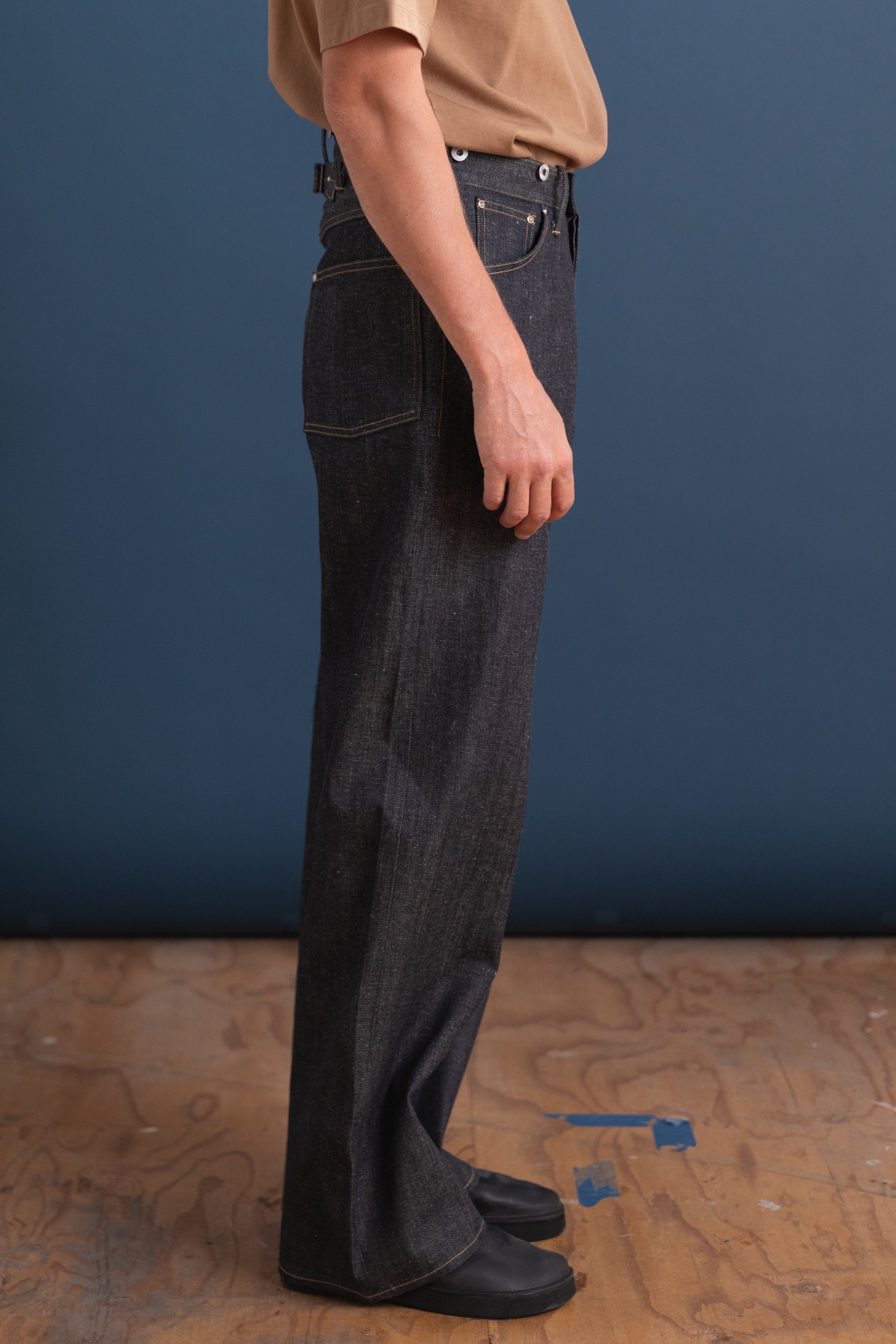 LOT 704 DENIM TROUSERS IN RAW INDIGO