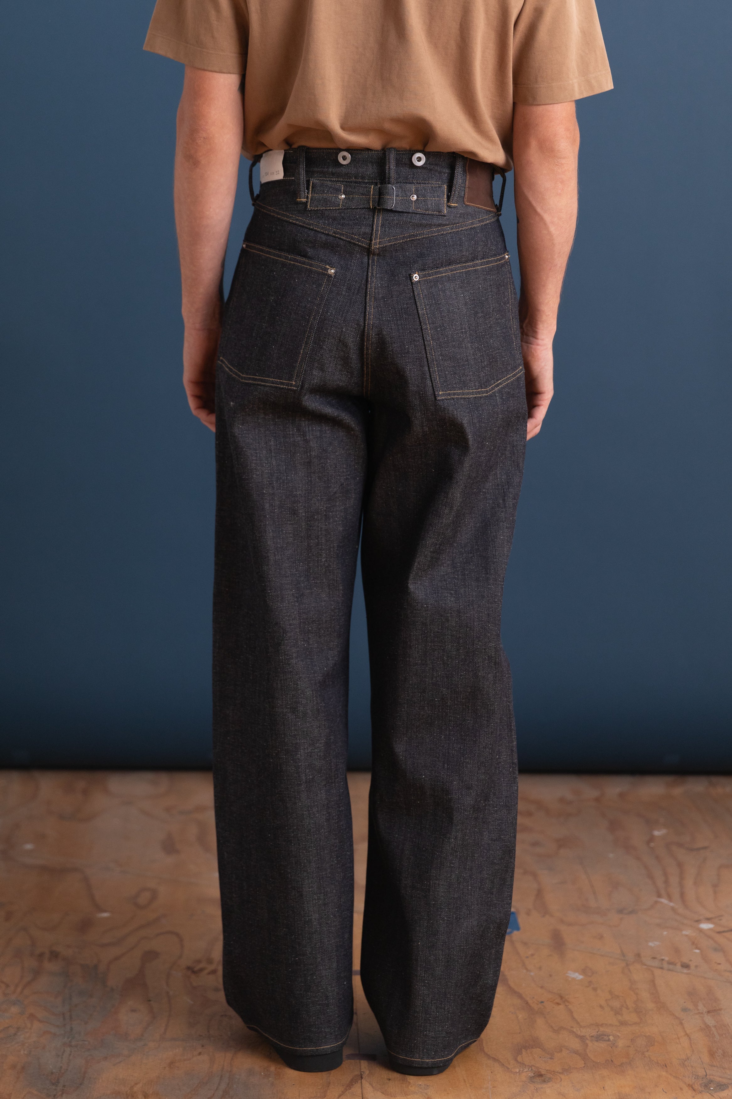LOT 704 DENIM TROUSERS IN RAW INDIGO