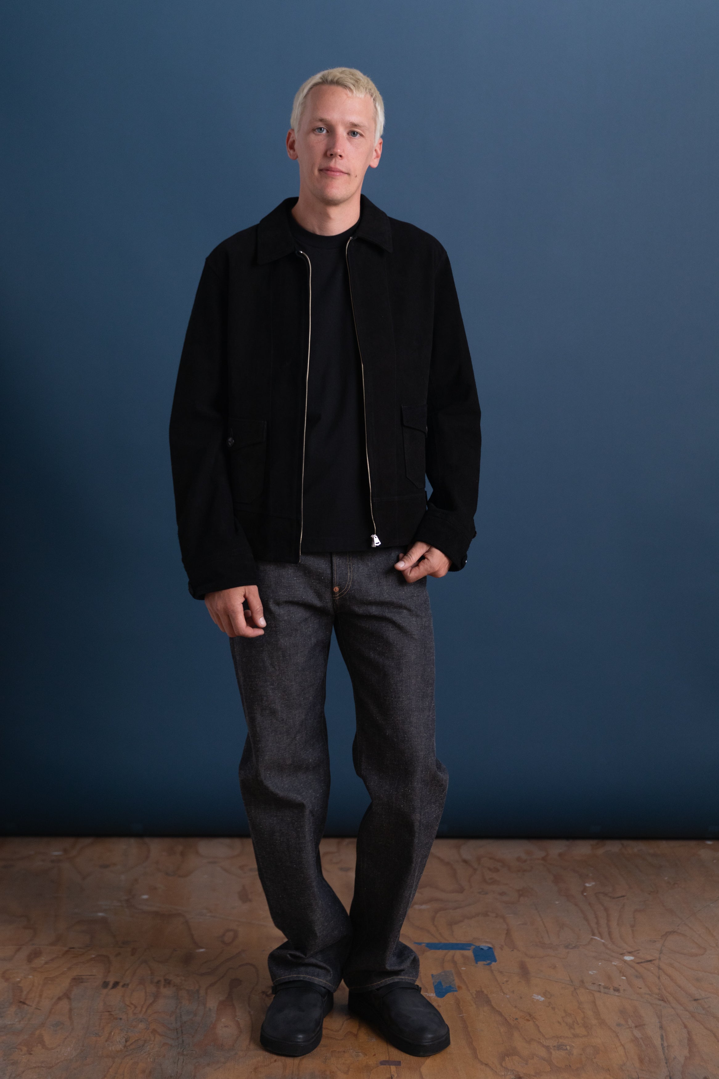 LOT 809 PERSONAL SPORTS JACKET IN BLACK HORSE LEATHER