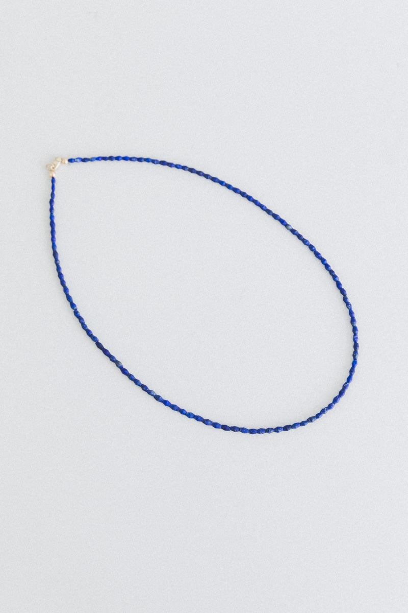 LAPIS BEAD NECKLACE