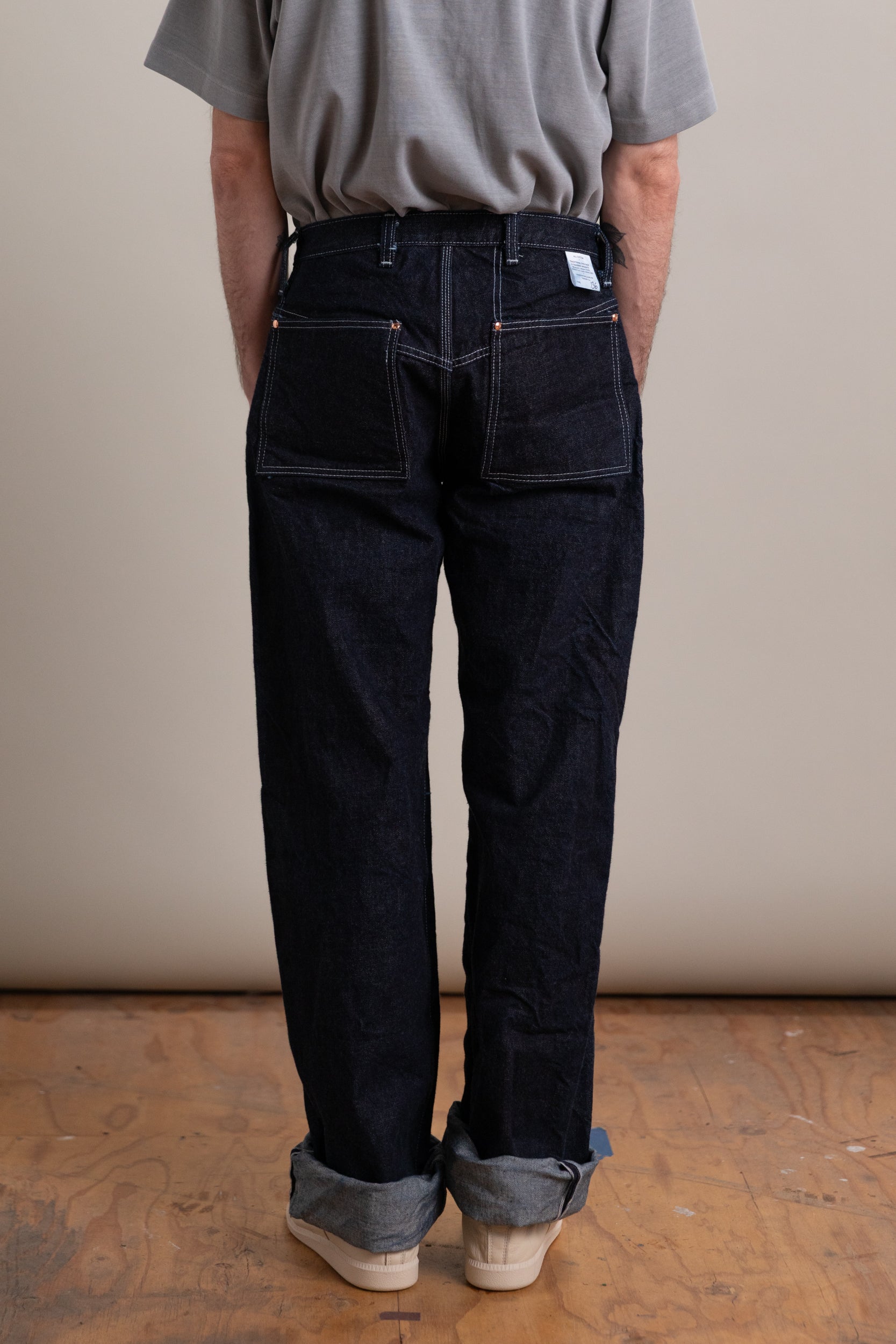 TYPE 136 OXFORD JEANS IN RINSED 16 OZ. SELVAGE DENIM