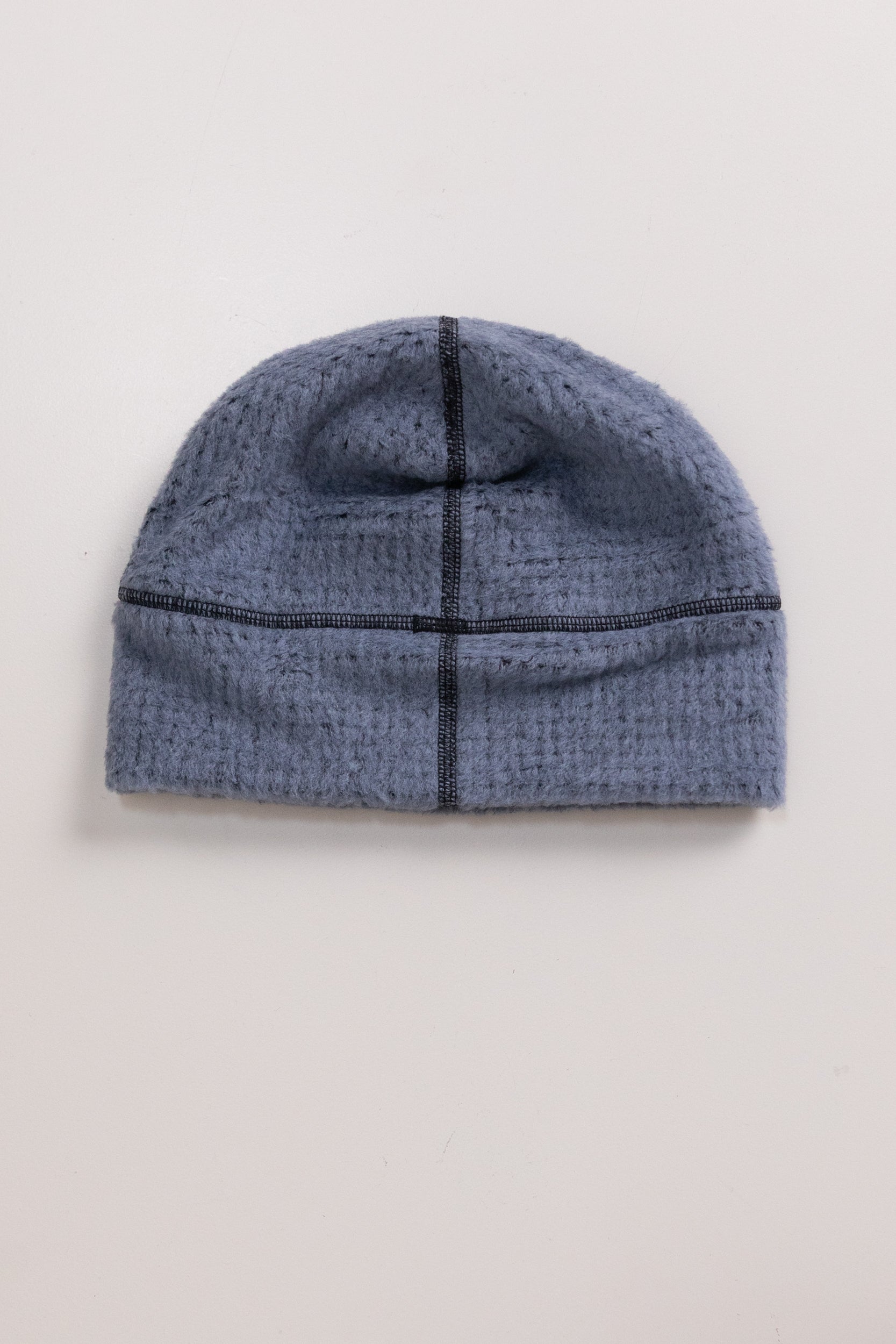 HIGH LOFT WOOL BEANIE IN FLINTSTONE/BLACK