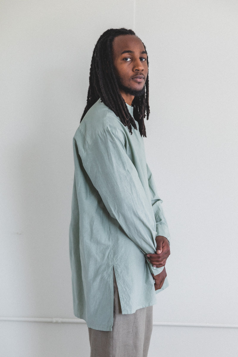 DAY SHIRT IN COTTON SILK TYPEWRITE CLOTH