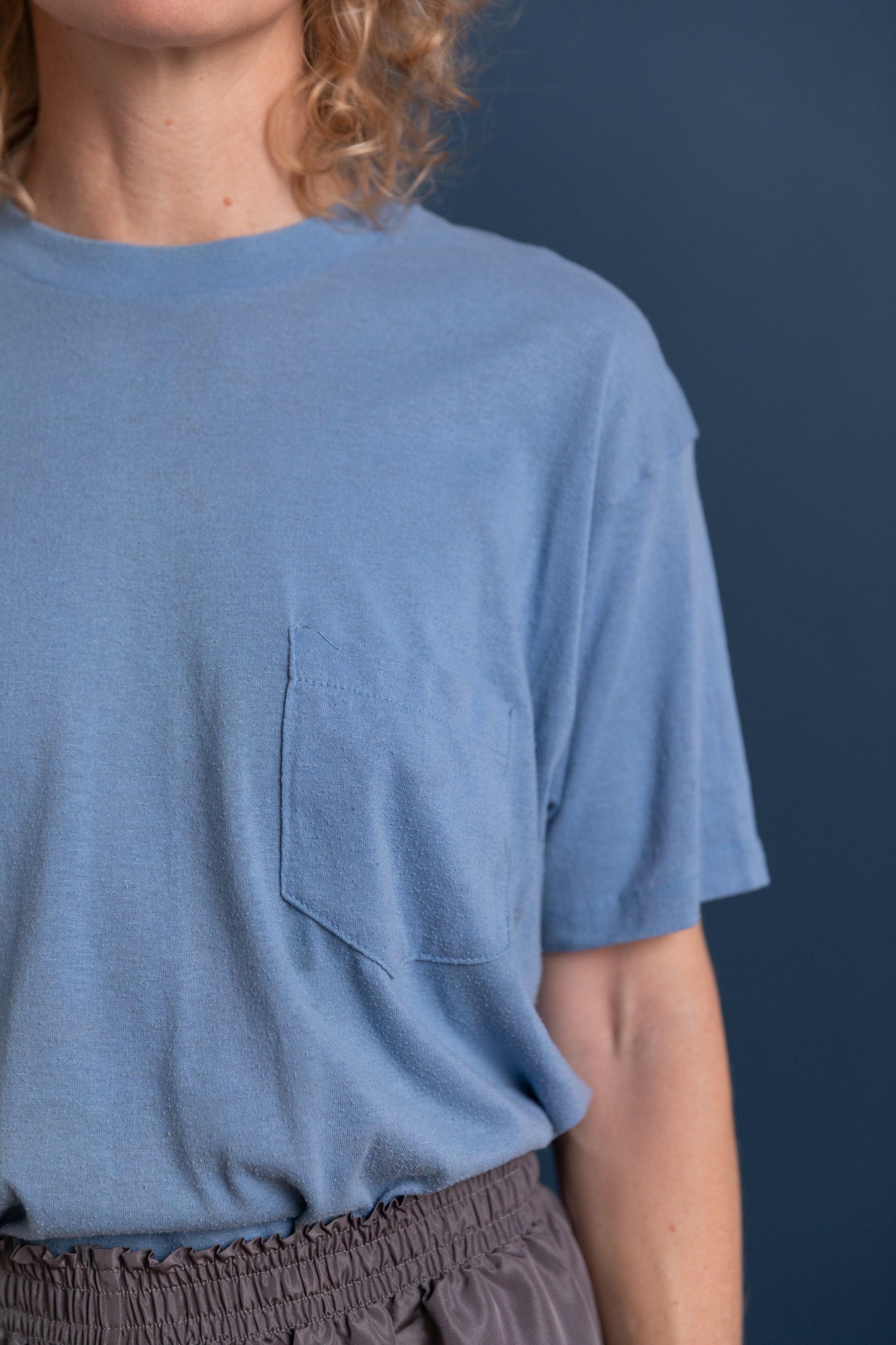 VINTAGE BLUE TEE 25