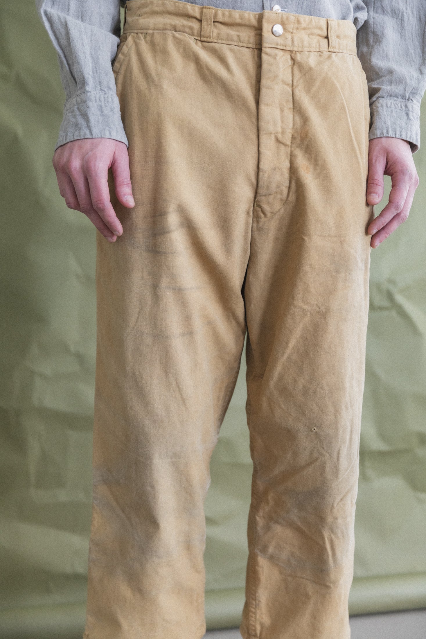 VINTAGE FLANNEL LINED WORK PANTS