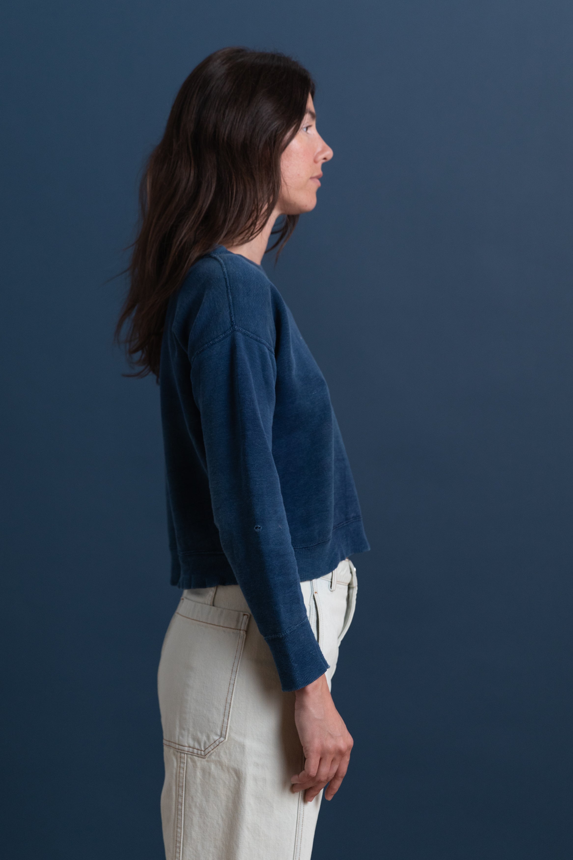VINTAGE INDIGO SWEATSHIRT