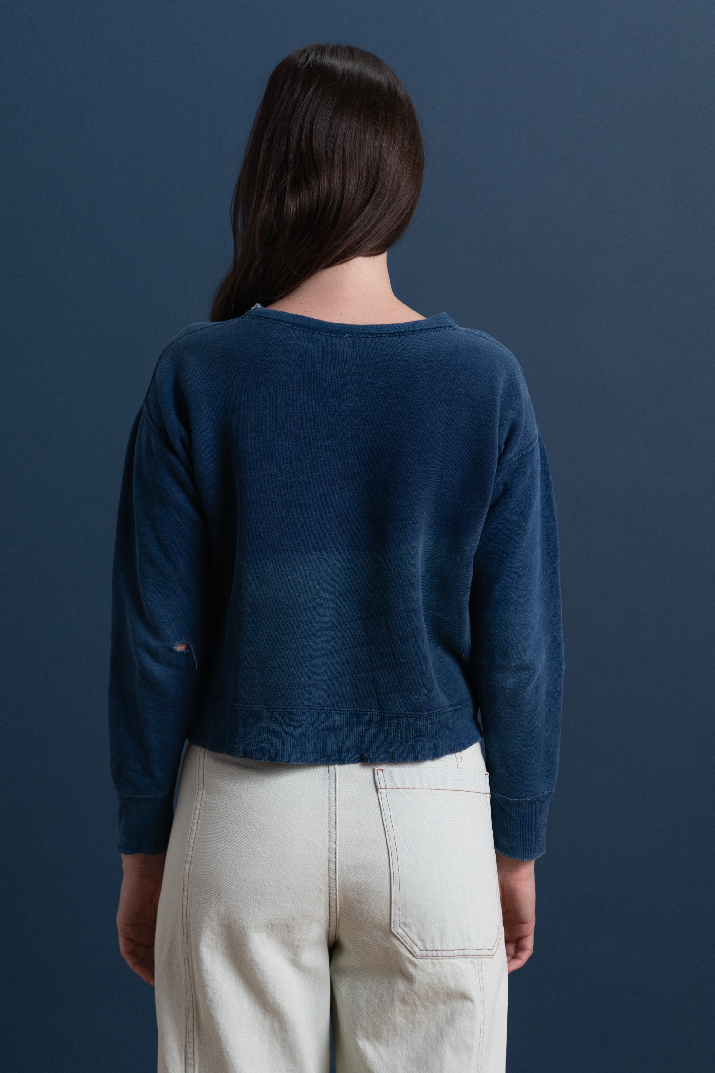 VINTAGE INDIGO SWEATSHIRT