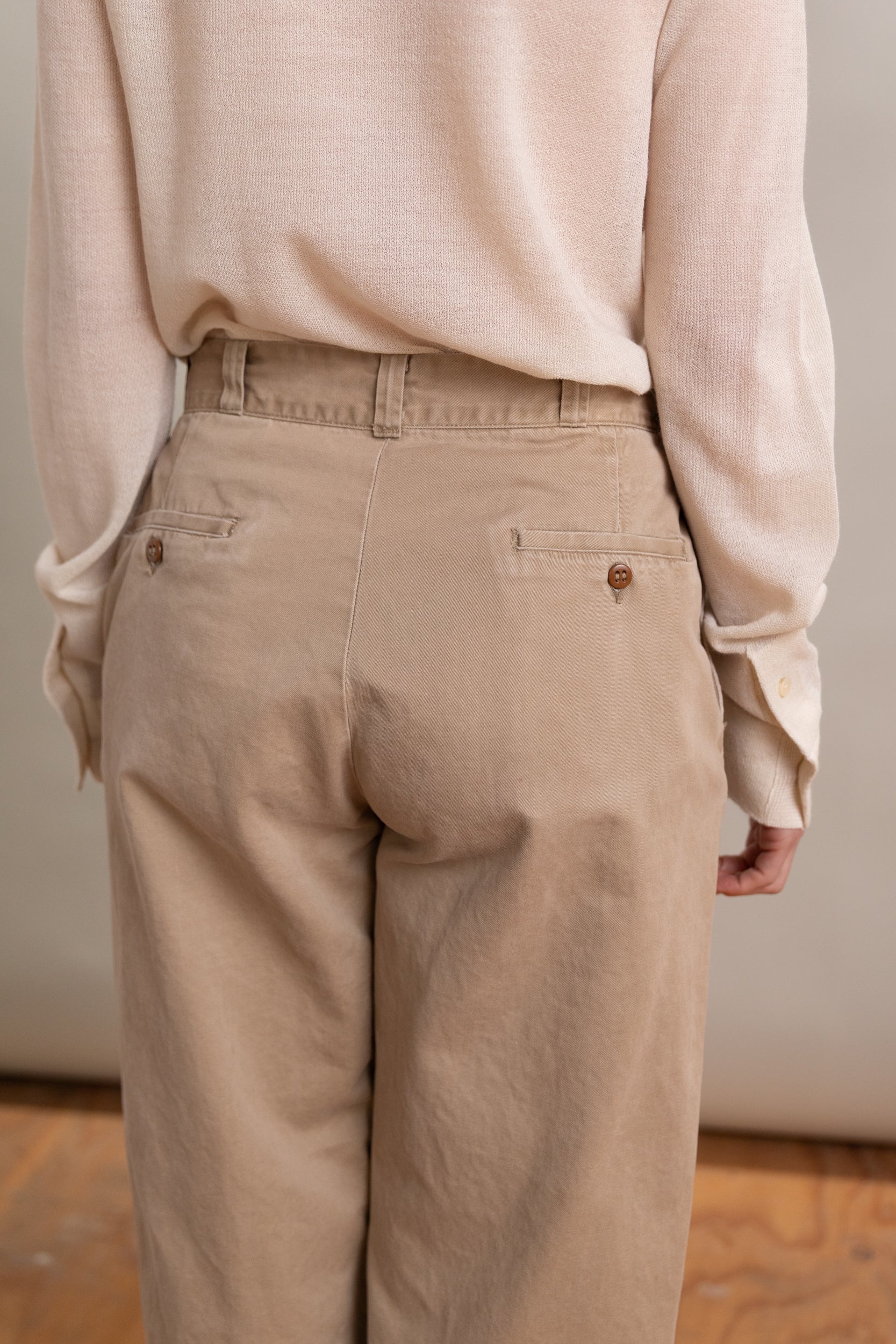 VINTAGE KHAKI PANTS, 29x25.5