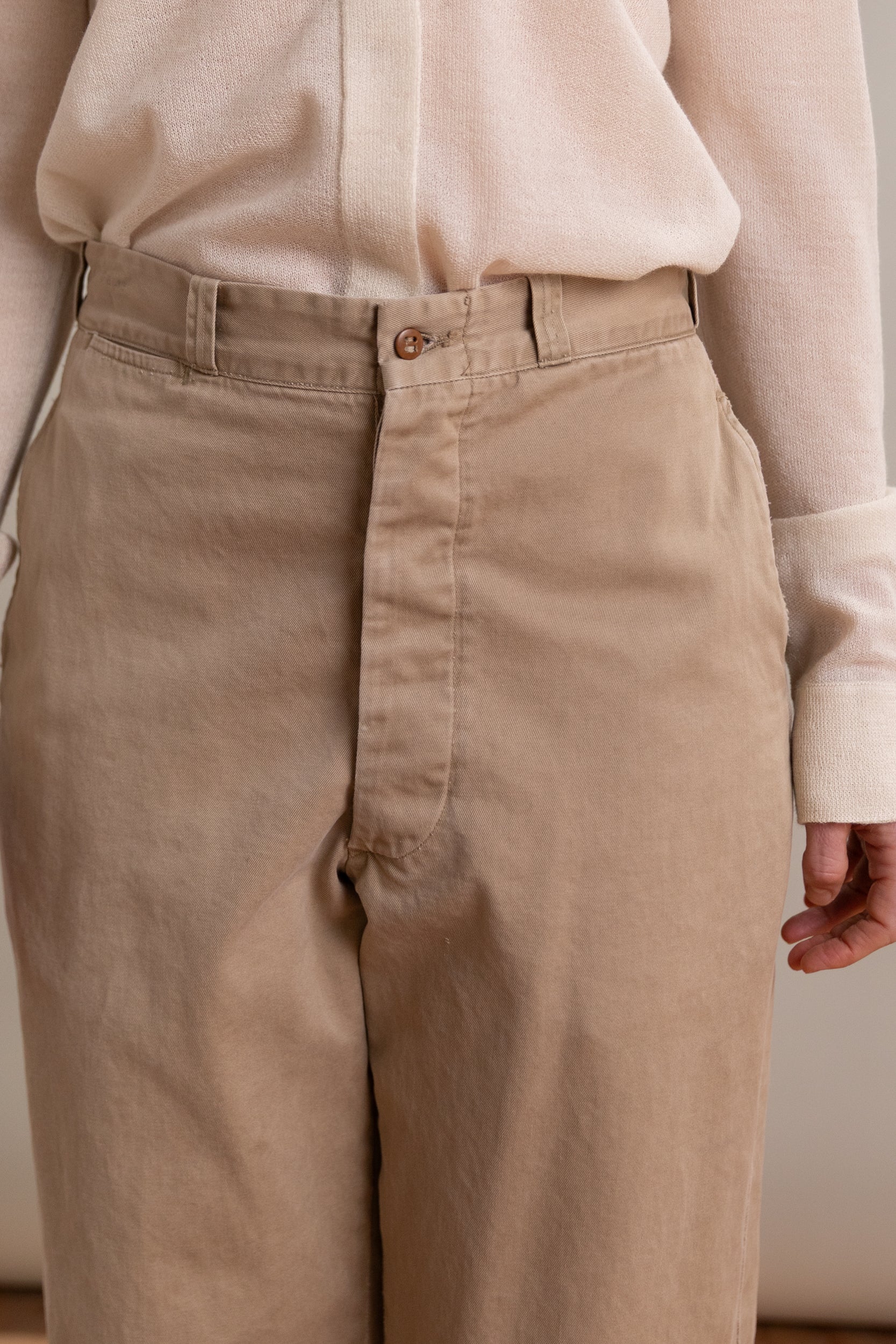 VINTAGE KHAKI PANTS, 29x25.5