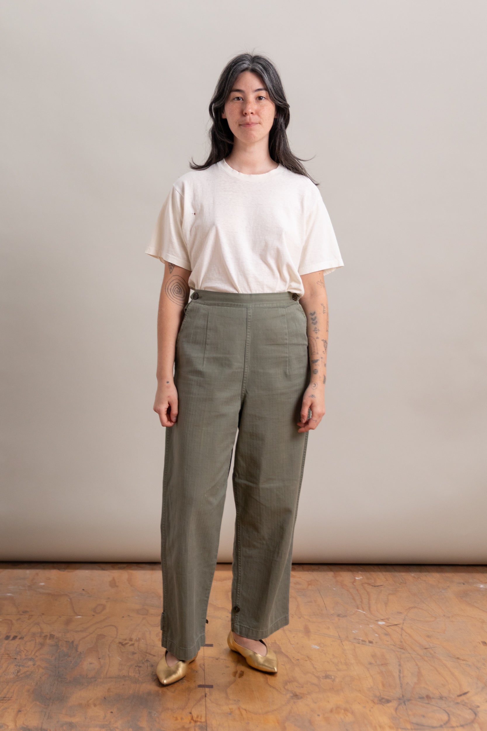 VINTAGE MILITARY PANTS 07